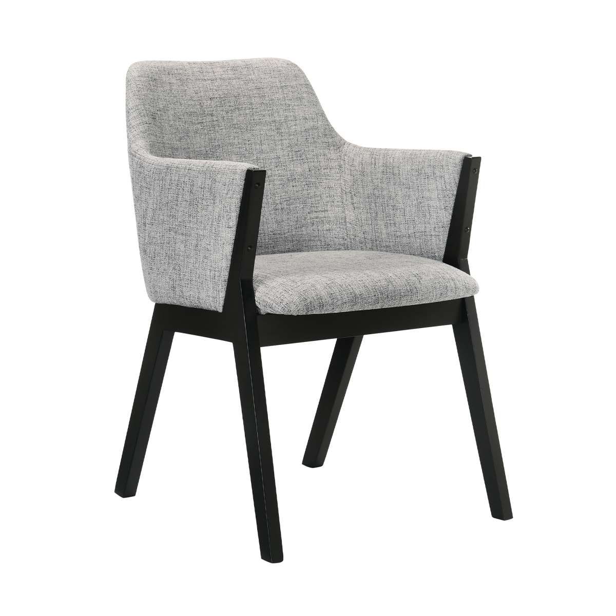 Westmont and Renzo Grey and Black 5 Piece Dining Set By Armen Living - Image 3