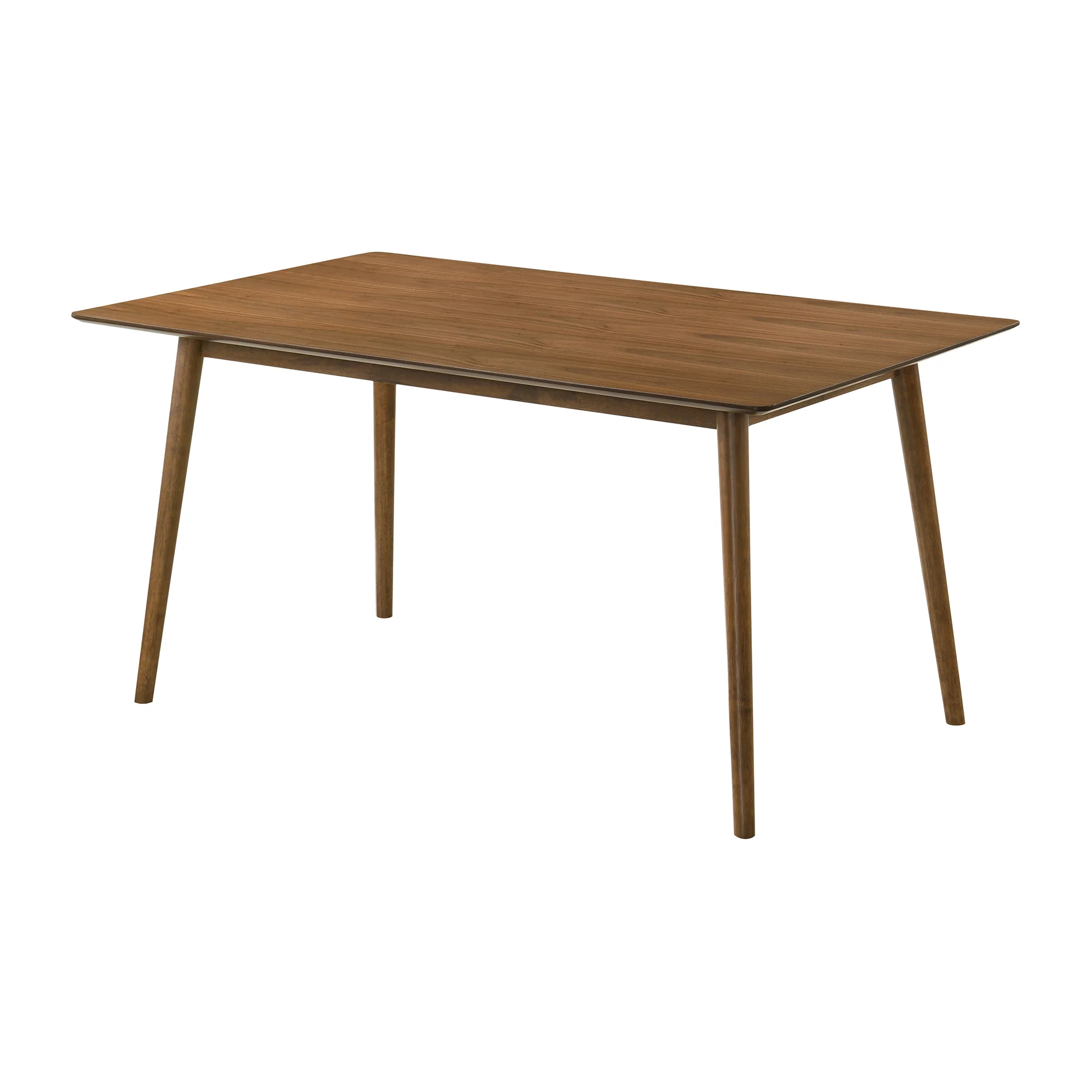 Westmont Santana 5 Piece Walnut Wood Dining Table Set with Blue Fabric By Armen Living - Image 27