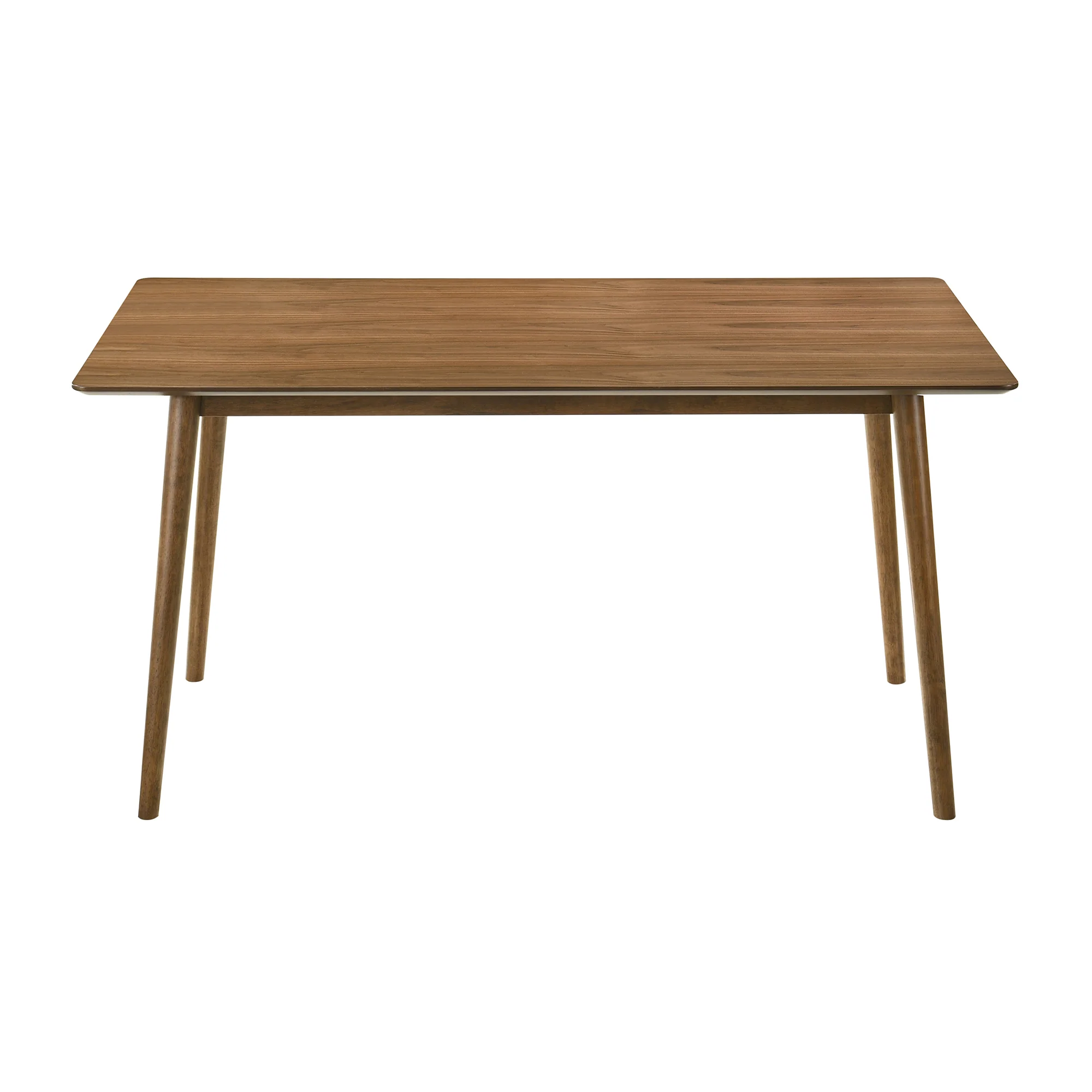 Westmont Santana 5 Piece Walnut Wood Dining Table Set with Blue Fabric By Armen Living - Image 6