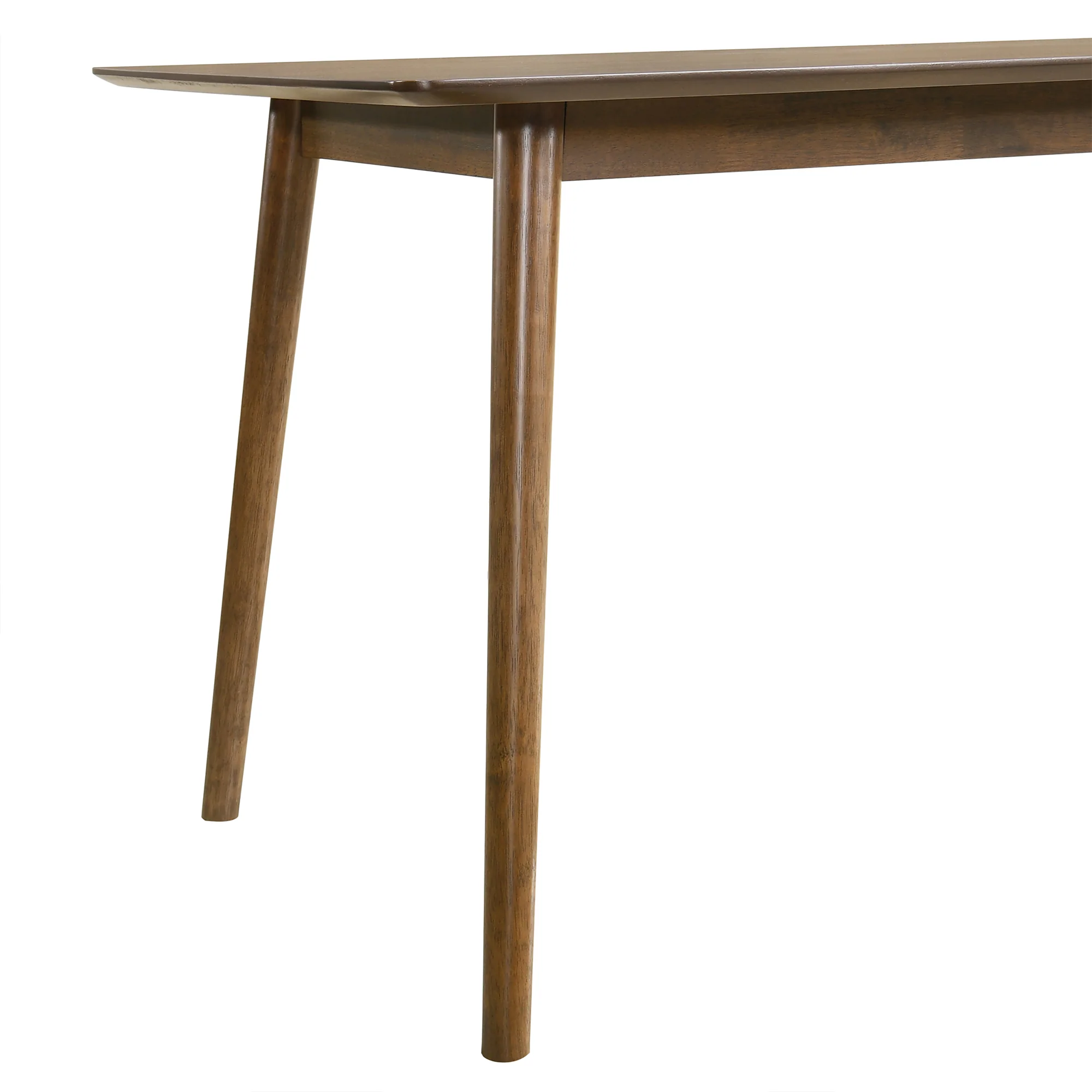 Westmont Santana 5 Piece Walnut Wood Dining Table Set with Blue Fabric By Armen Living - Image 9