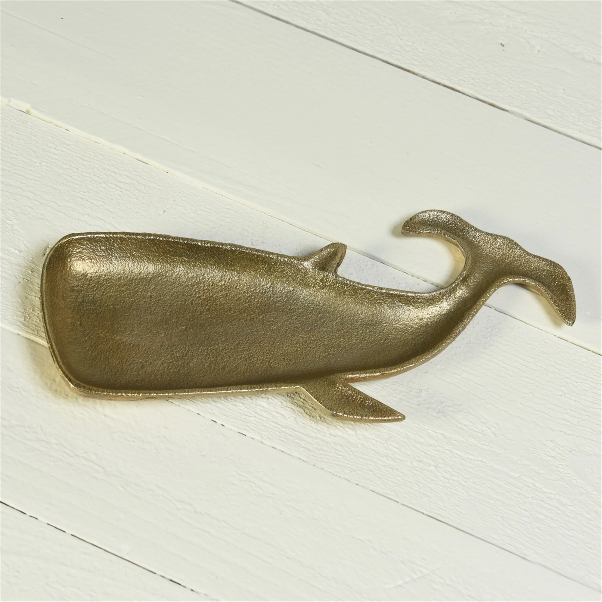 Whale Plate, Brass Set Of 2 By HomArt - Image 2