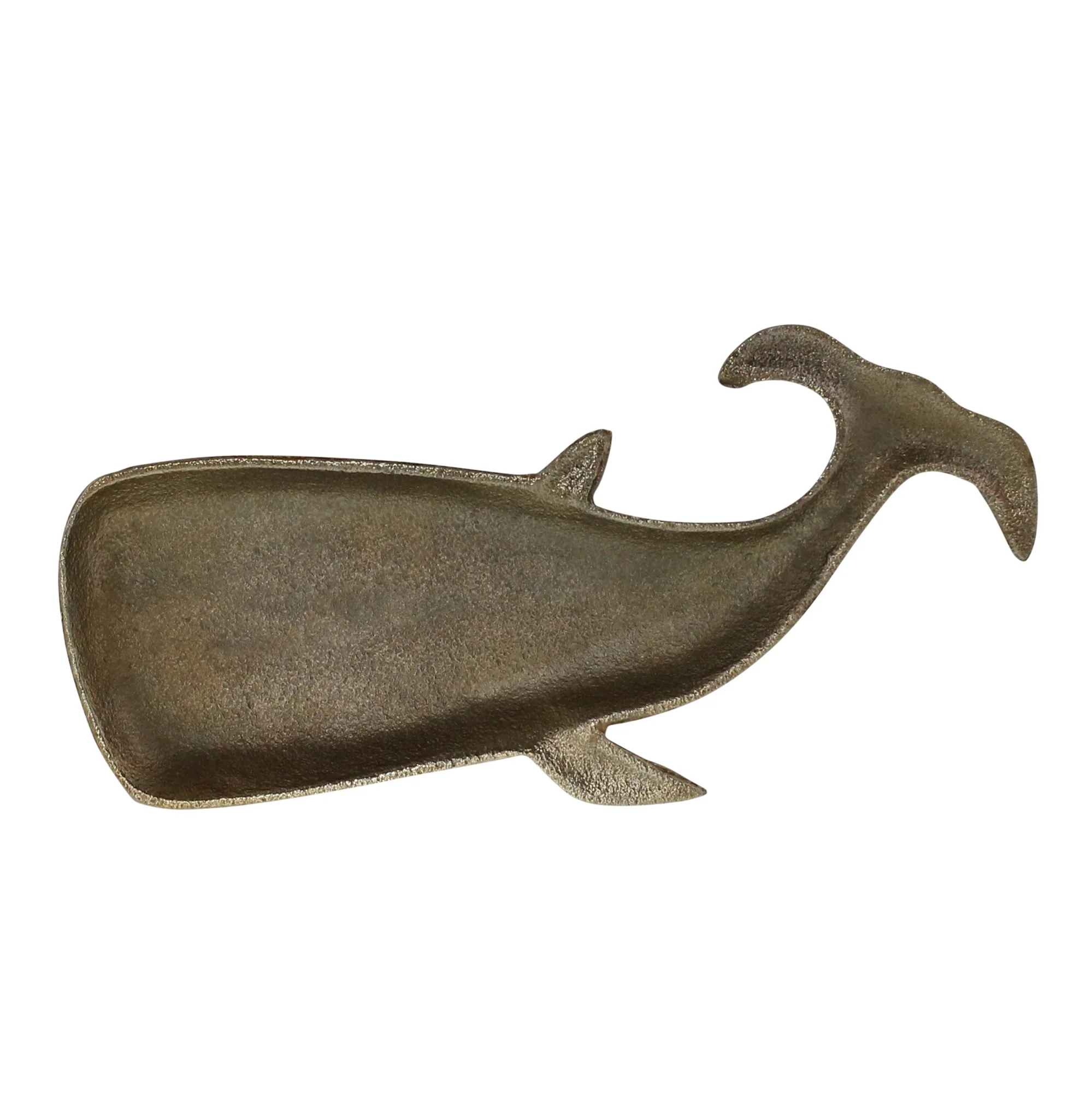 Whale Plate, Brass Set Of 2 By HomArt - Image 4