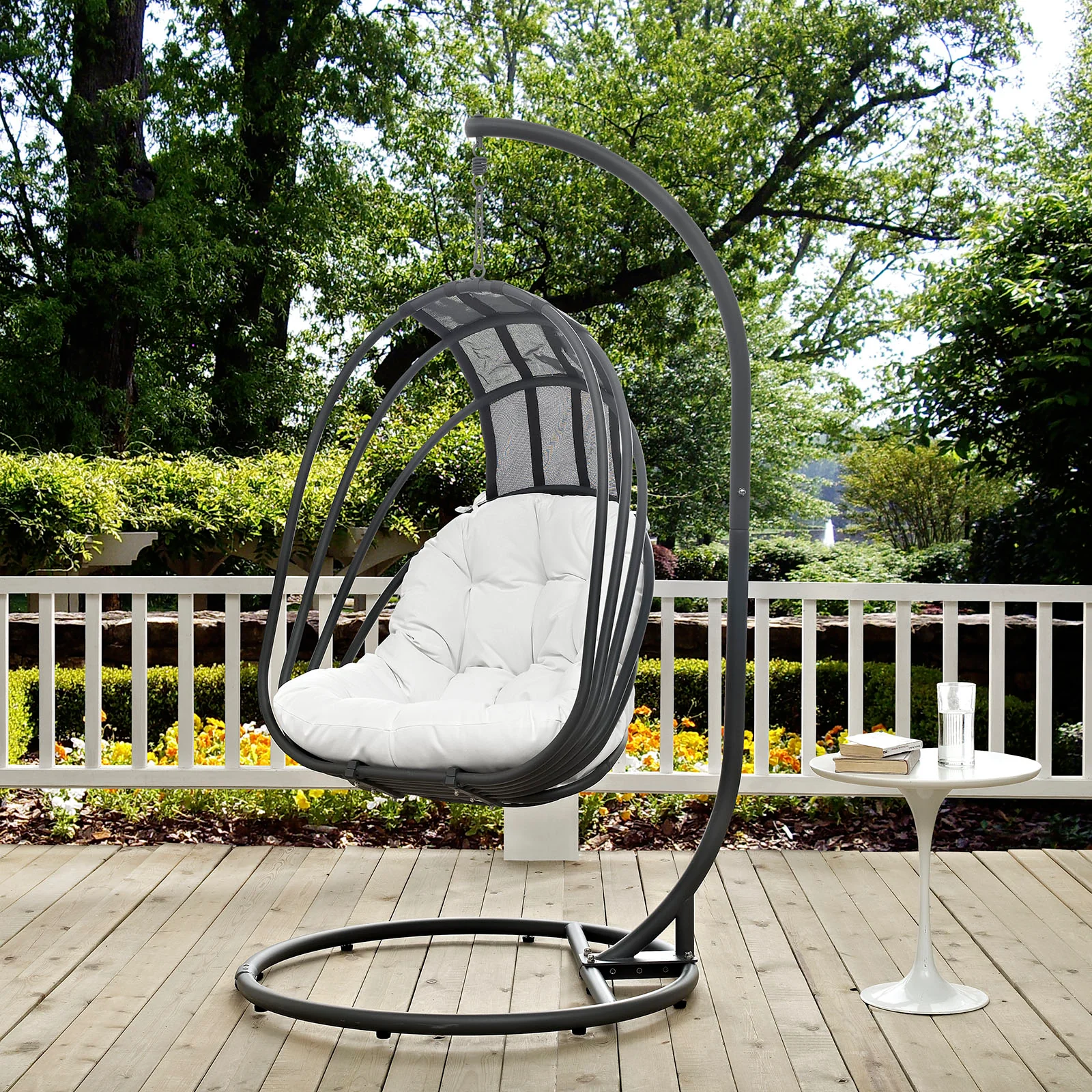 Whisk Outdoor Patio  Swing Chair With Stand By Modway - EEI-2275 - Image 13