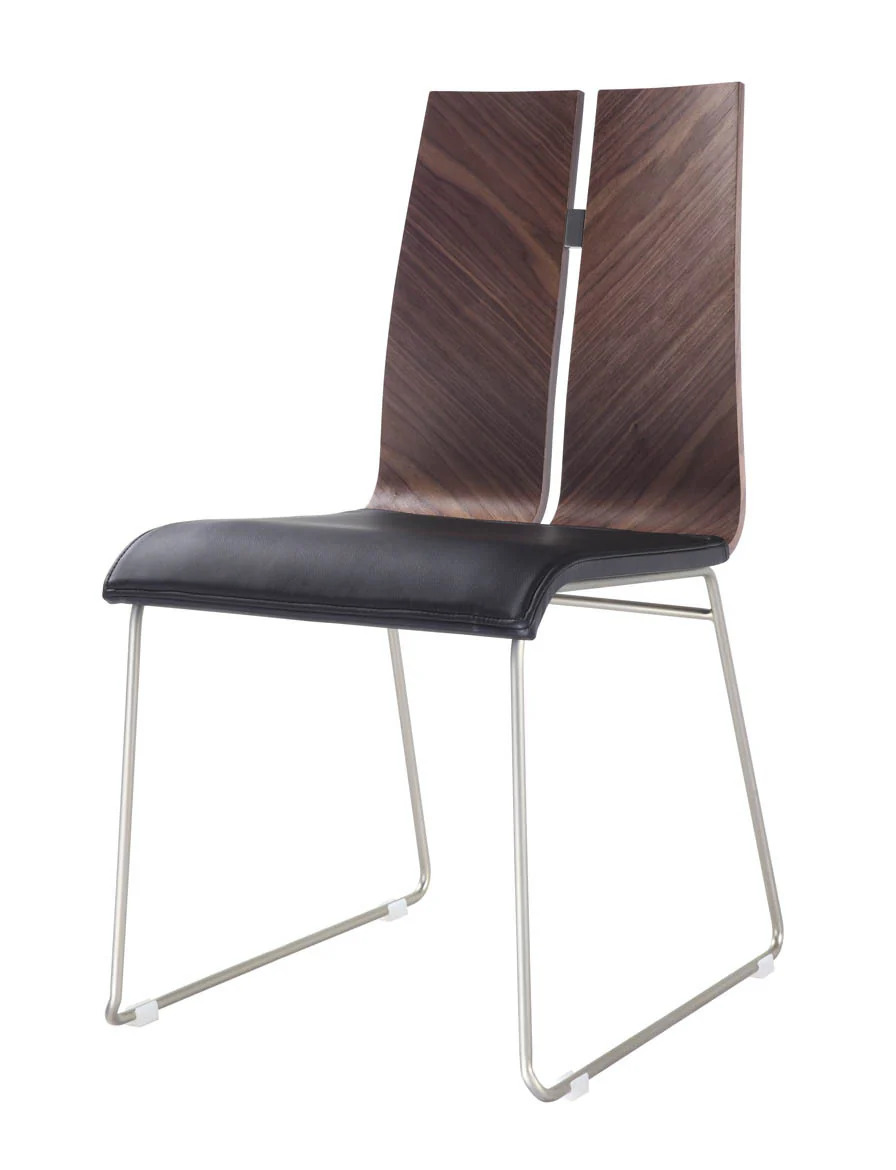 White And Black Faux Leather Metal Dining Chair By Homeroots - Image 14