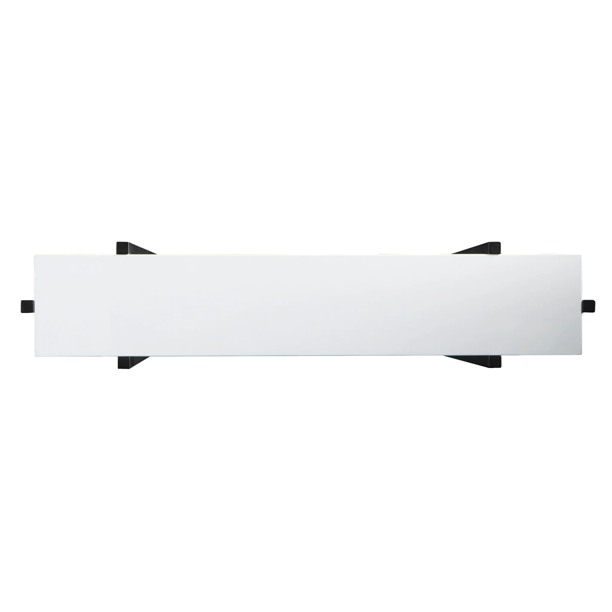 White and Black Frame Console Table By Homeroots - Image 3