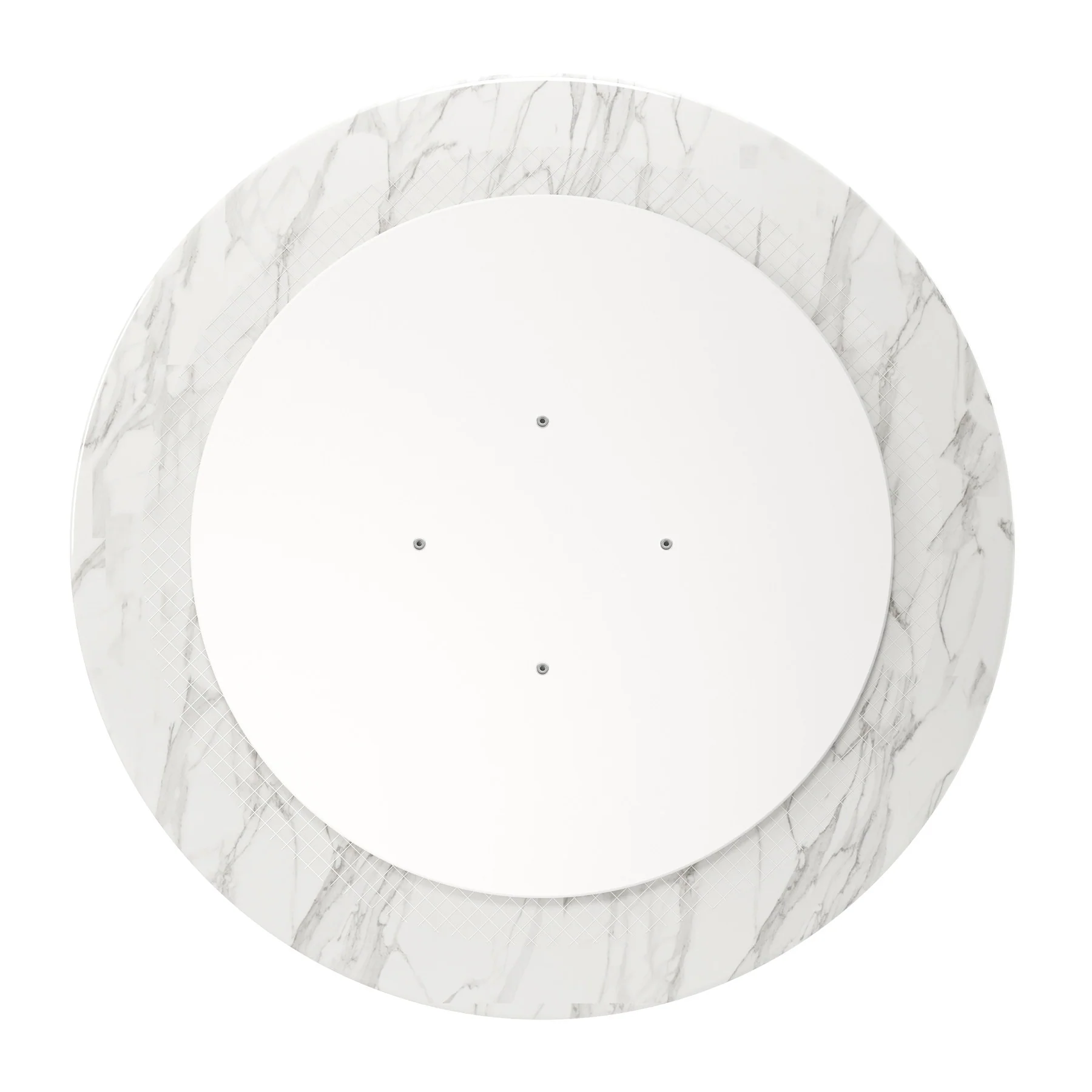 White And Black Marble And Metal Dining Table By Homeroots - Image 6