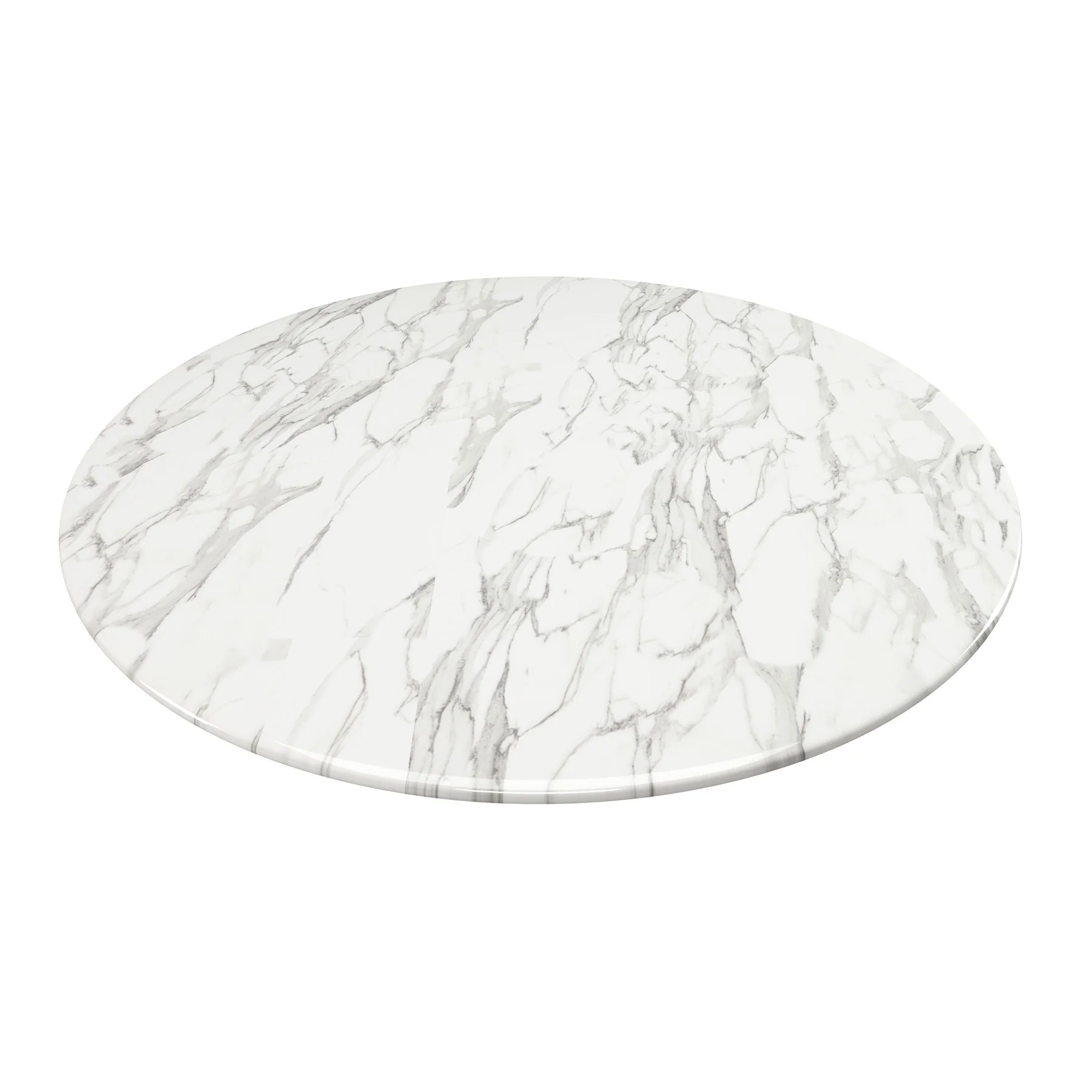 White And Gold Marble And Metal Dining Table By Homeroots - Image 3