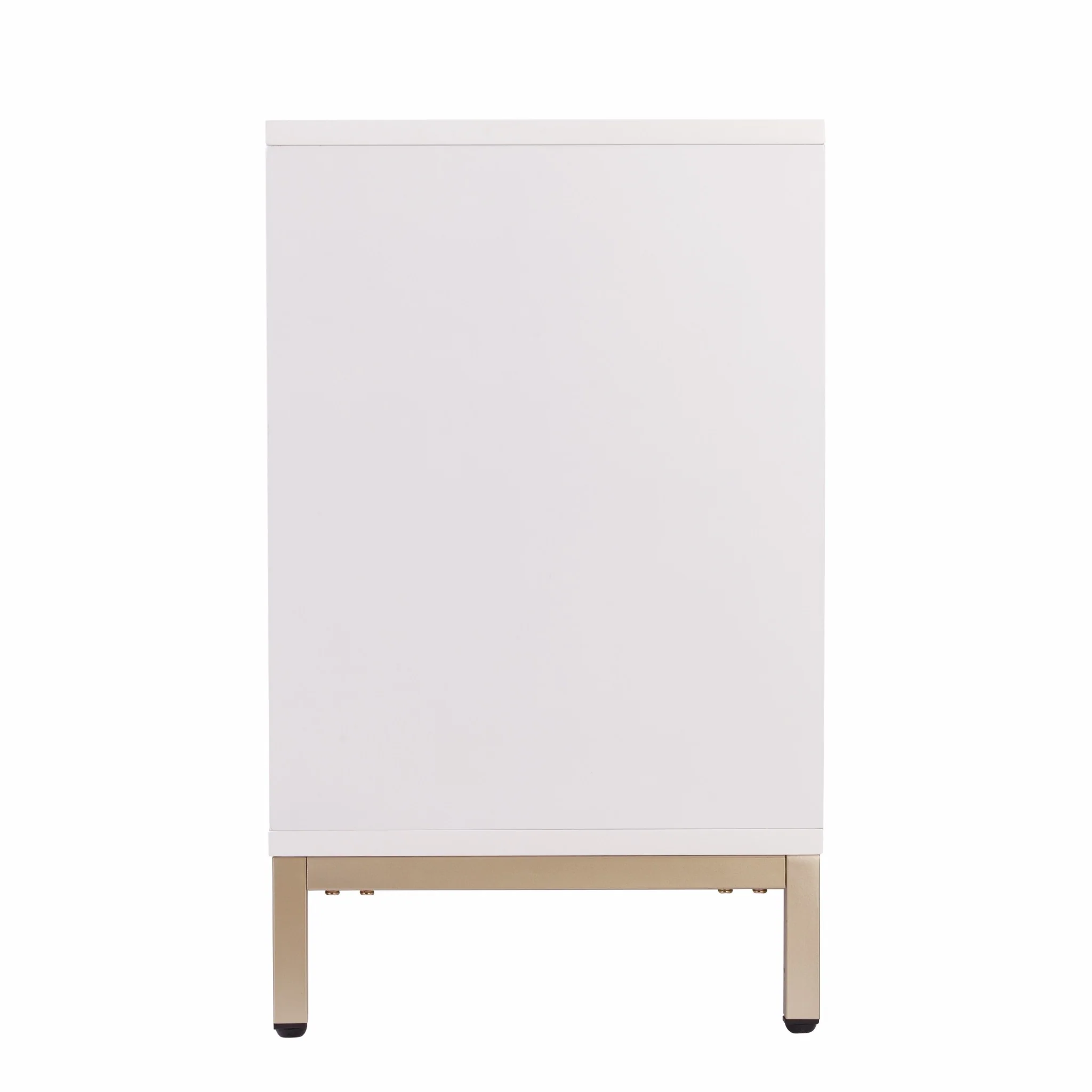 White And Gold Moroccan Dynasty Three Door Accent Cabinet By Homeroots - Image 6