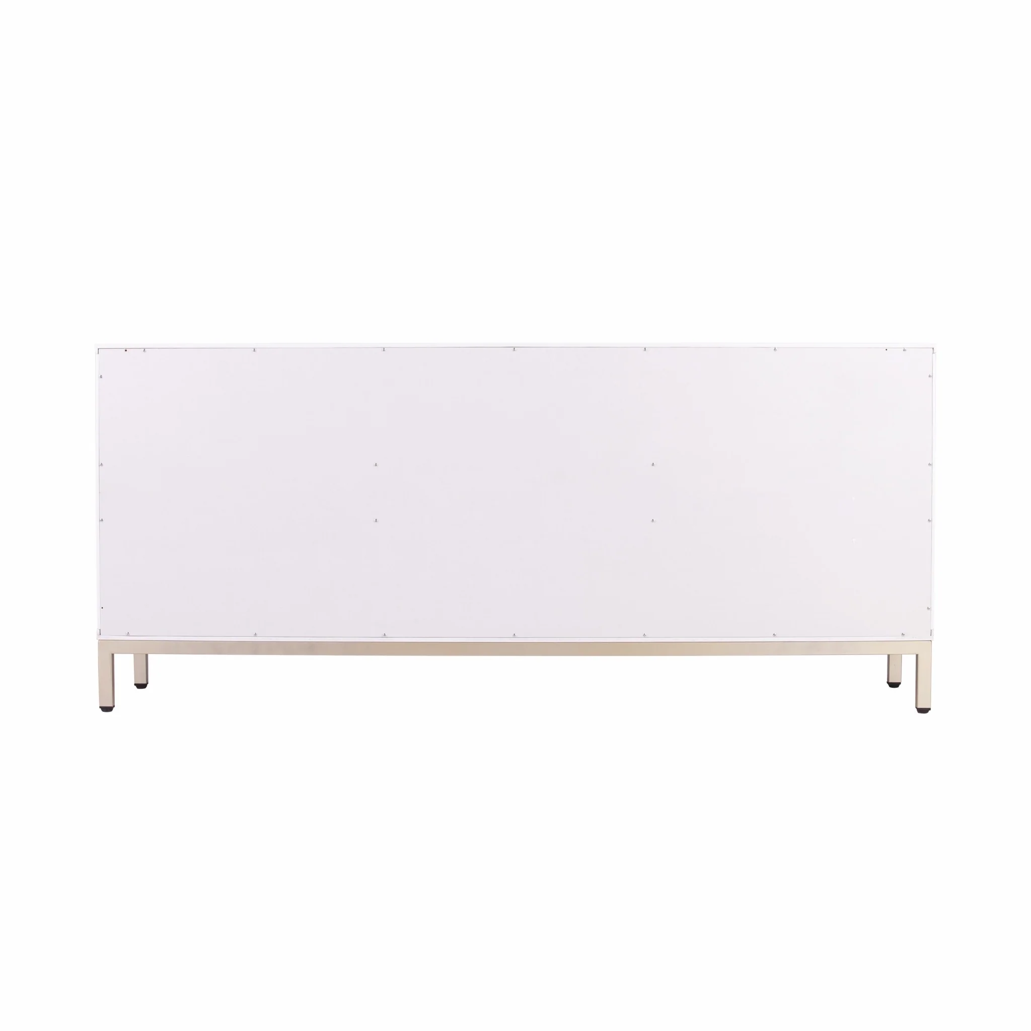 White And Gold Moroccan Dynasty Three Door Accent Cabinet By Homeroots - Image 7