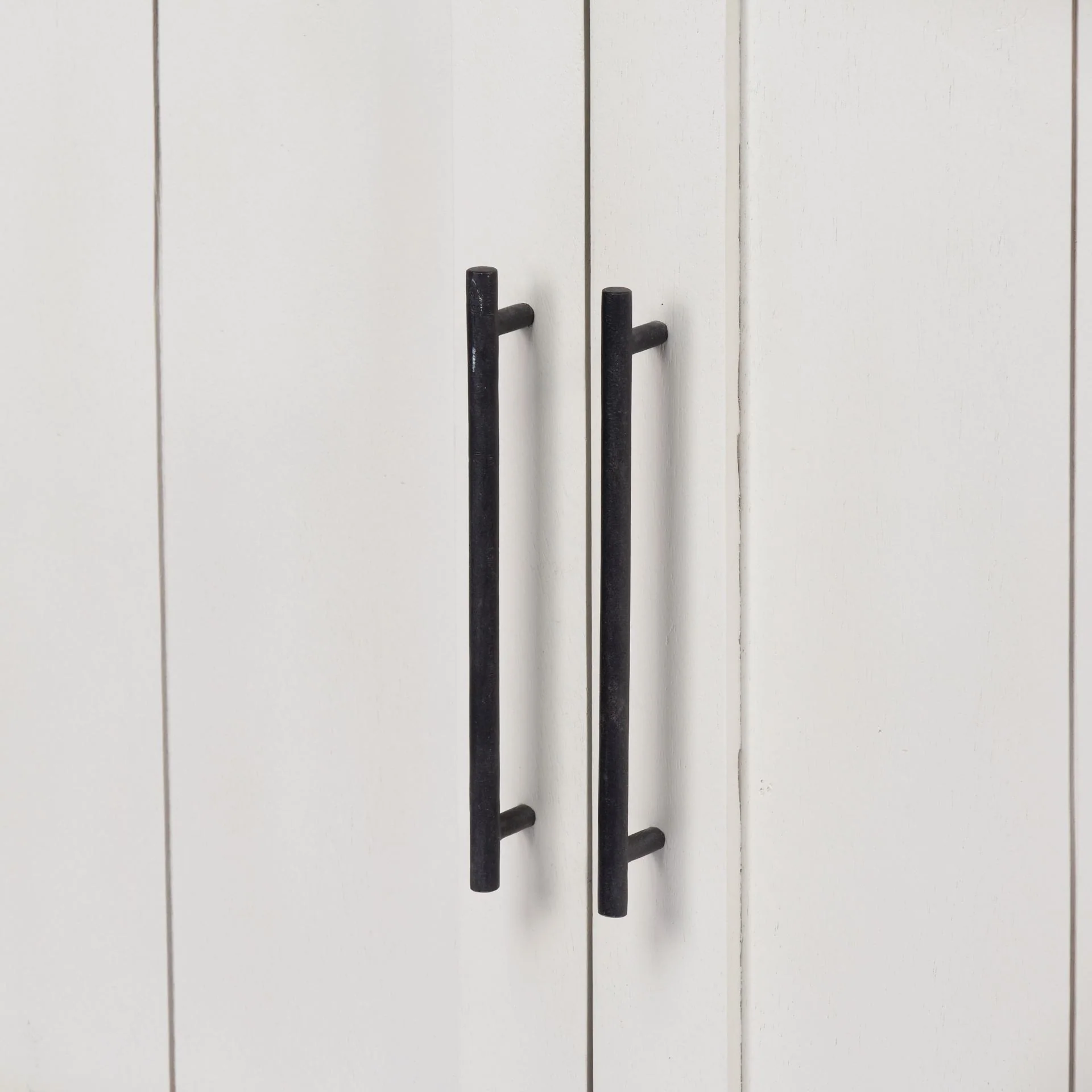 White and Medium Brown Wood Shelving Unit with 3 Shelves By Homeroots - Image 7
