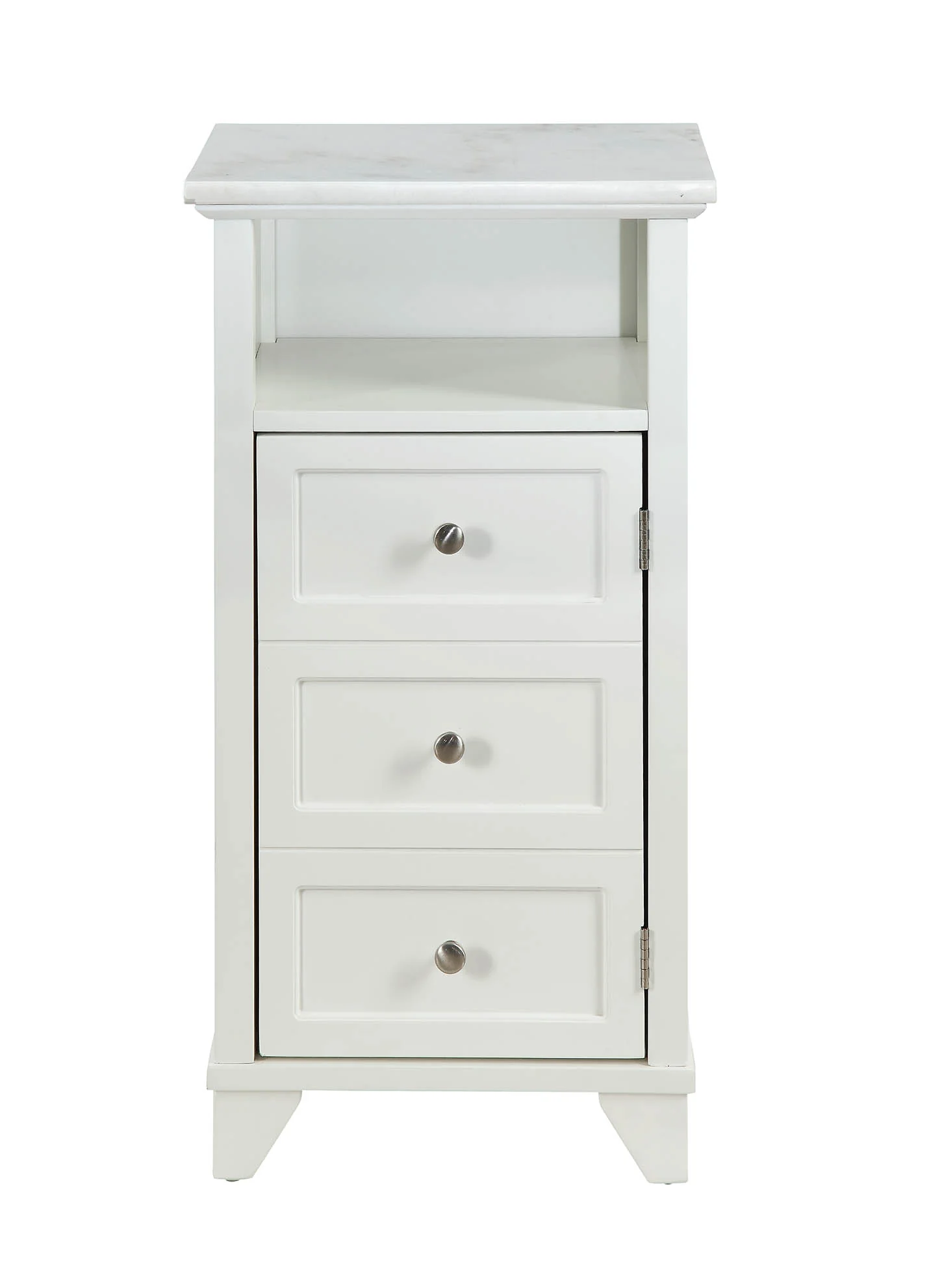 White Cabinet By Homeroots - Image 2
