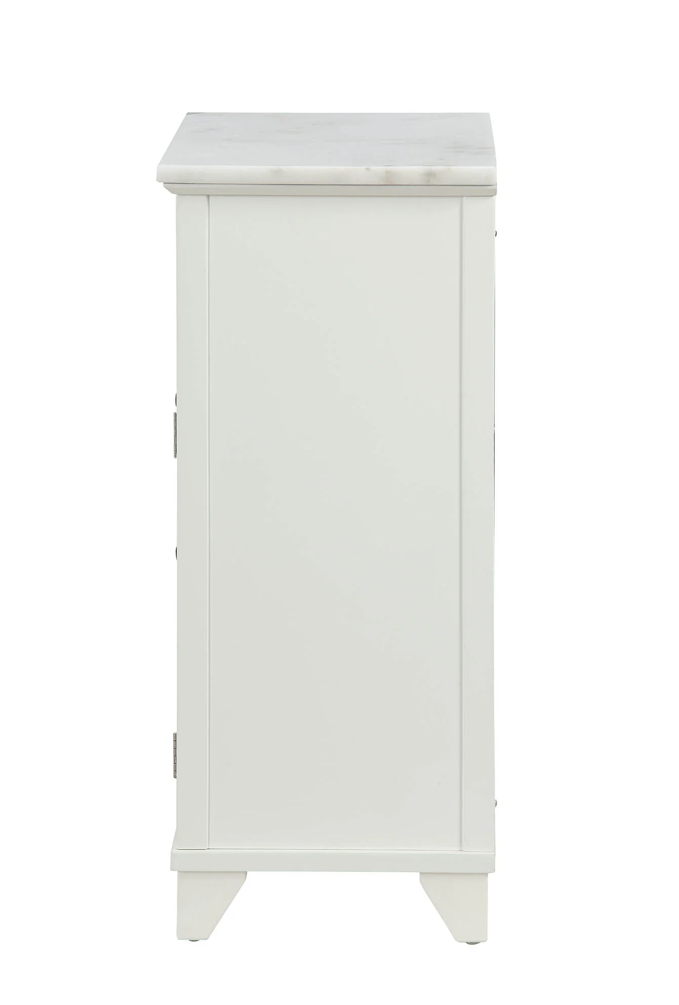 White Cabinet By Homeroots - Image 3