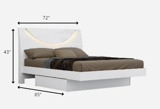 White California King Bed By Homeroots - Image 2