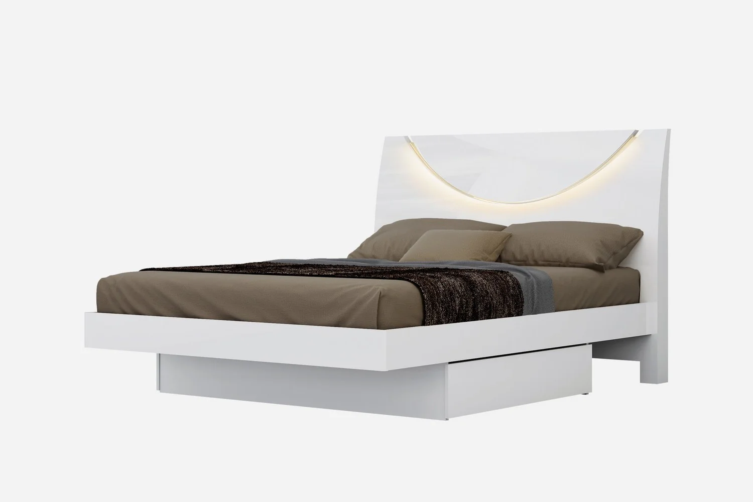 White California King Bed By Homeroots - Image 3