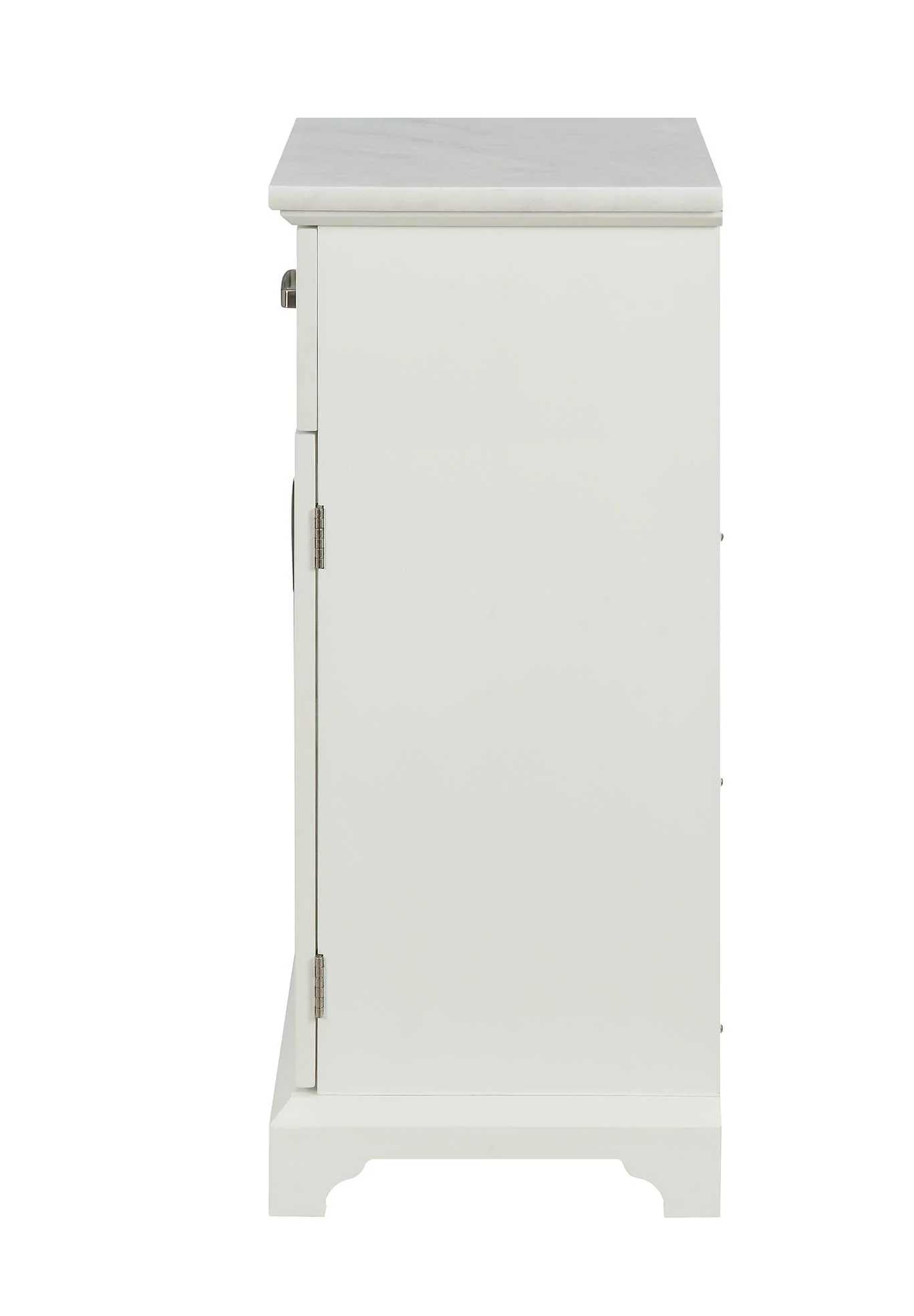 White Classy Cabinet By Homeroots - Image 2