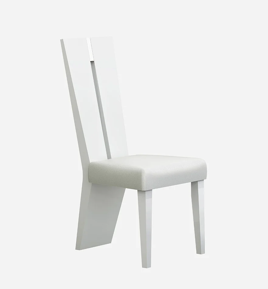 White Dining Table And Chair Set By Homeroots - Image 2