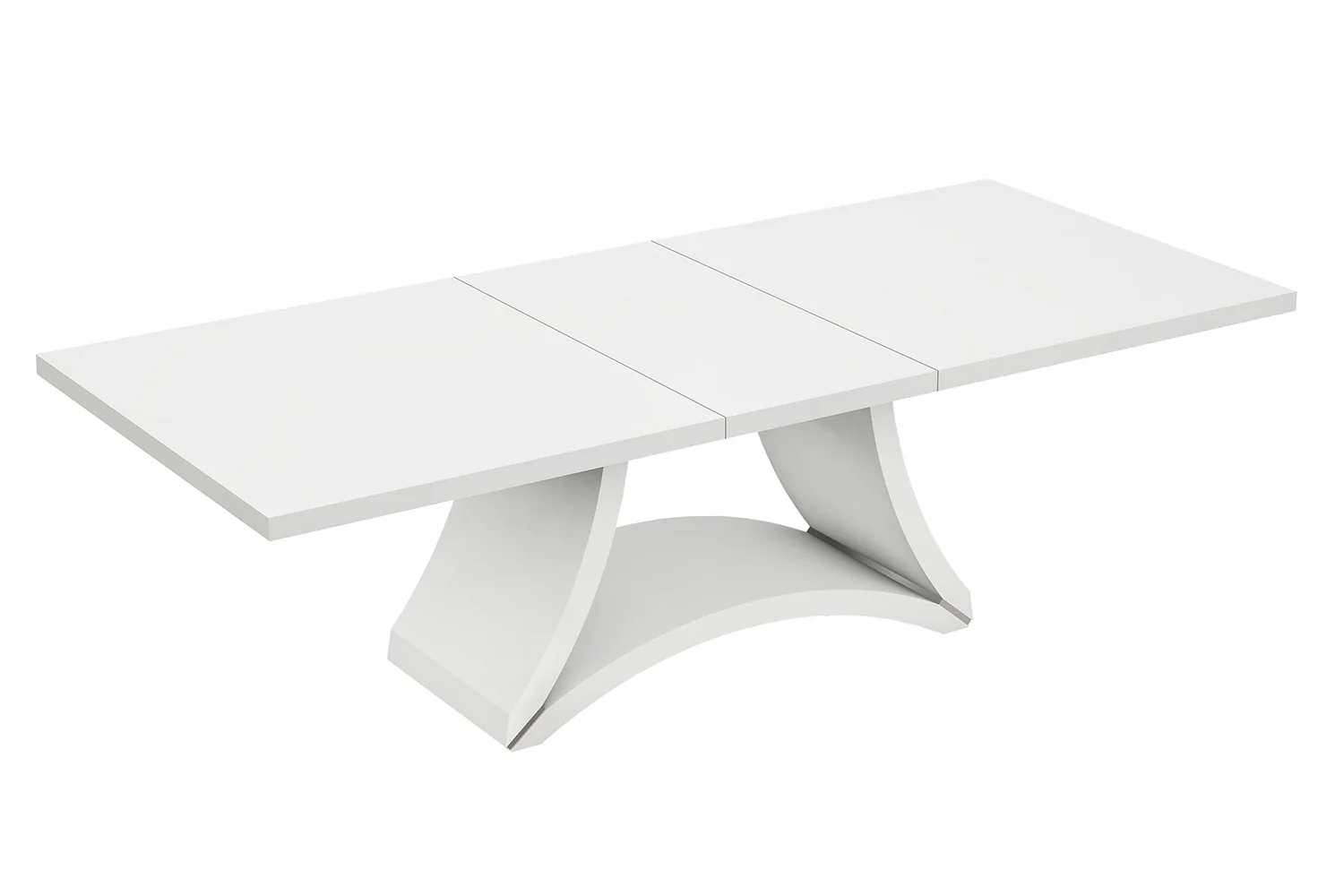 White Dining Table And Chair Set By Homeroots - Image 3