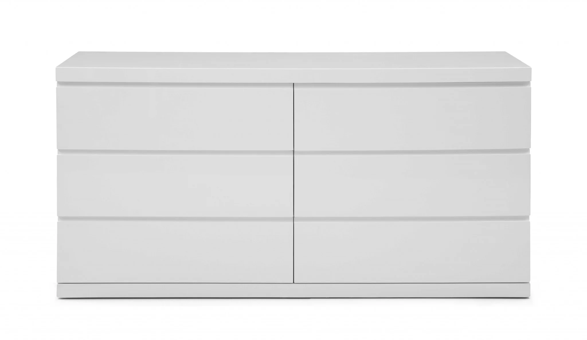 White Double Dresser By Homeroots - Image 2