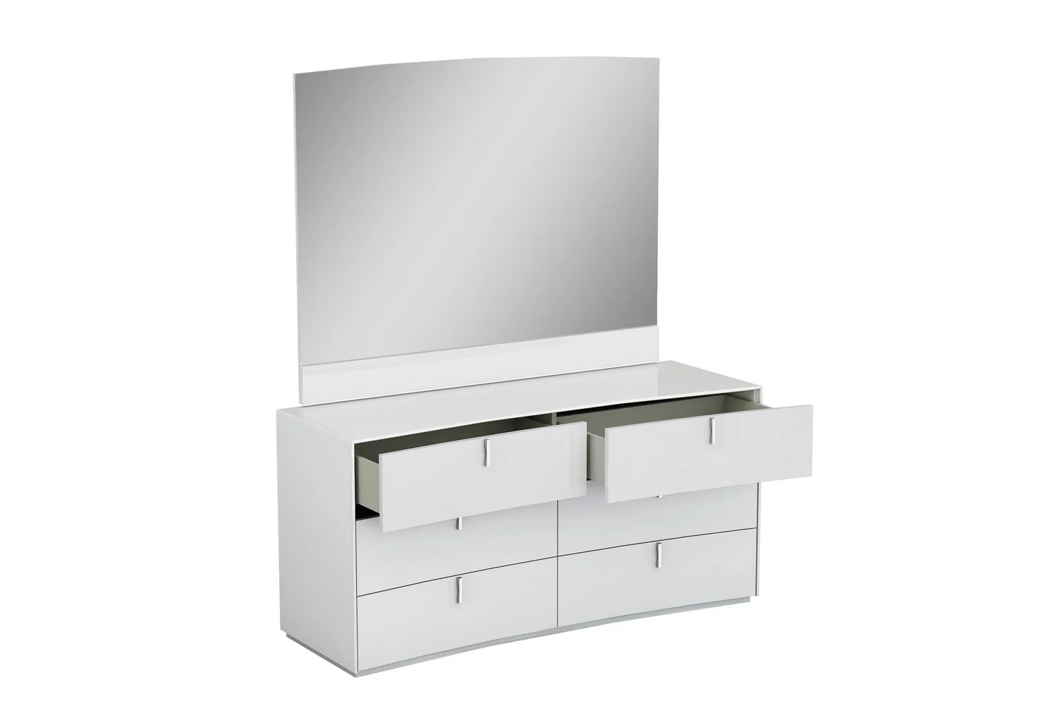 White Dresser By Homeroots - Image 3