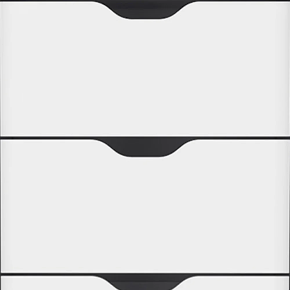 White Five Drawer Standard Chest By Homeroots - Image 5