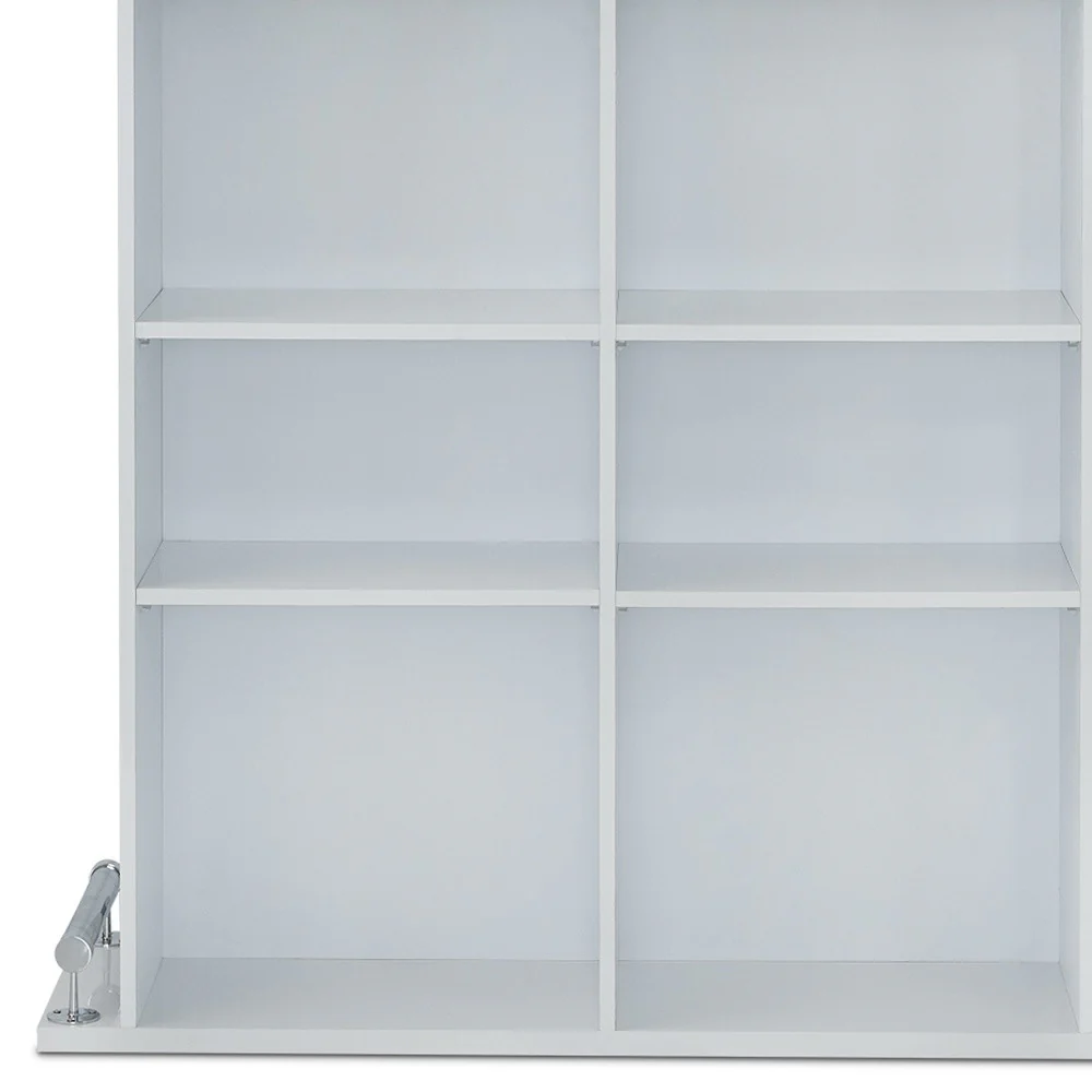 White High Gloss Mdf Bar Table By Homeroots - Image 3