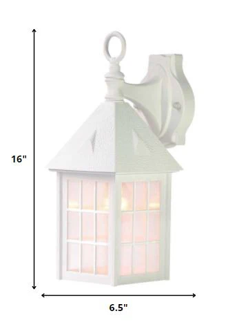 White House Shaped Wall Light By Homeroots - Image 2