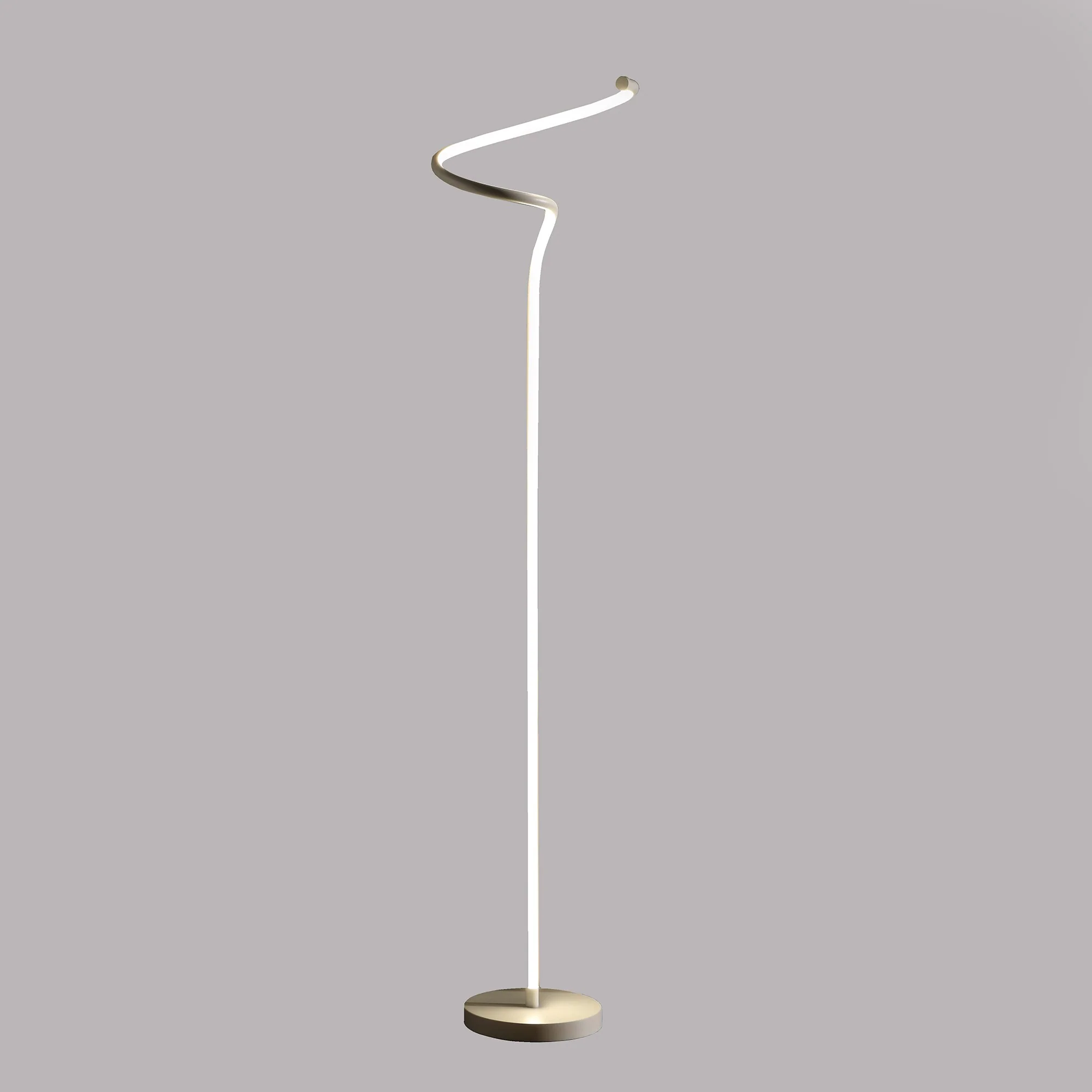 White LED Novelty Floor Lamp With White By Homeroots - Image 2