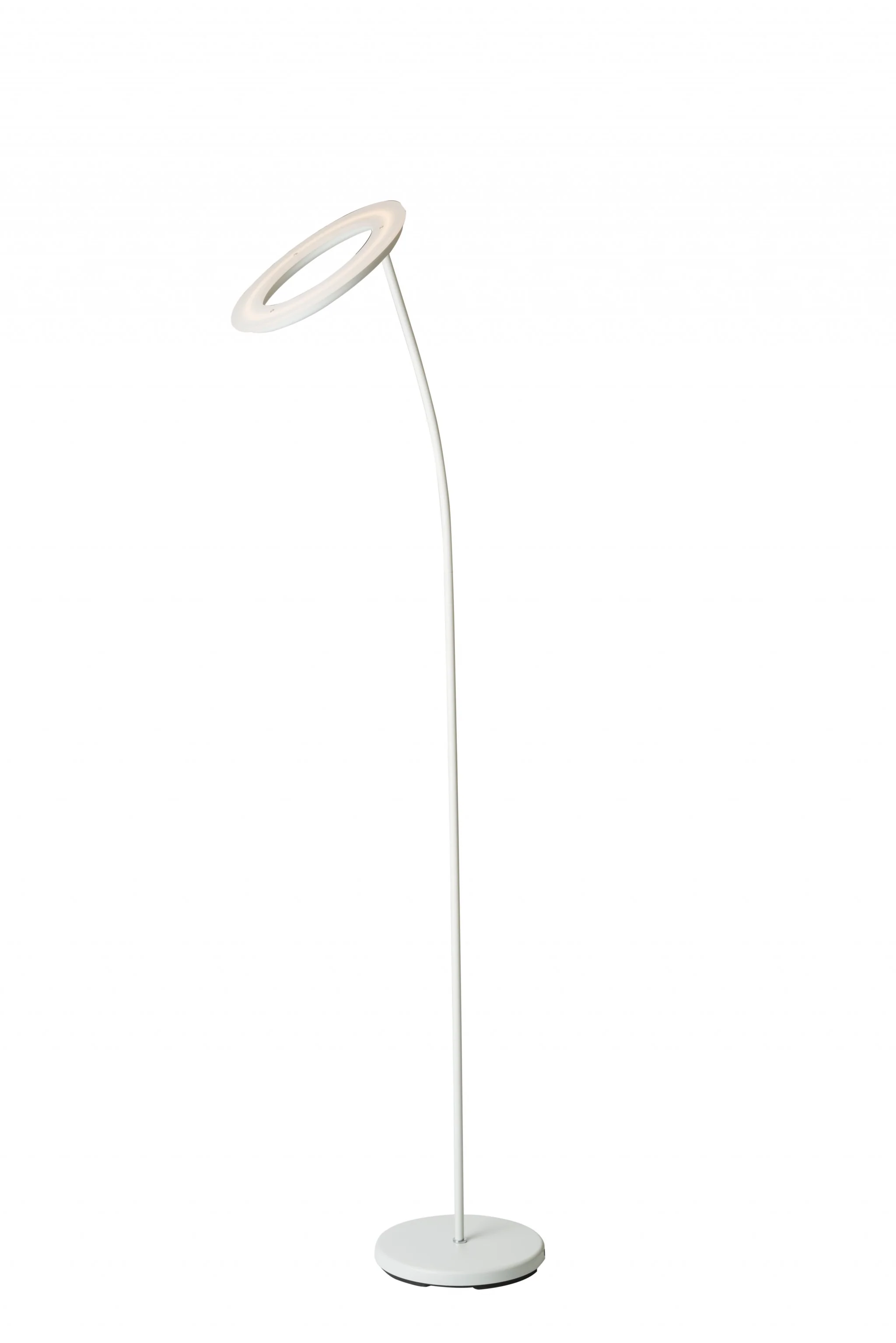 White LED Torchiere Floor Lamp With White By Homeroots - Image 3