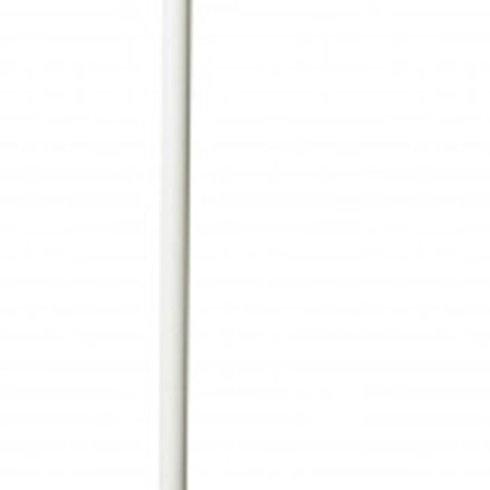 White LED Torchiere Floor Lamp With White By Homeroots - Image 4