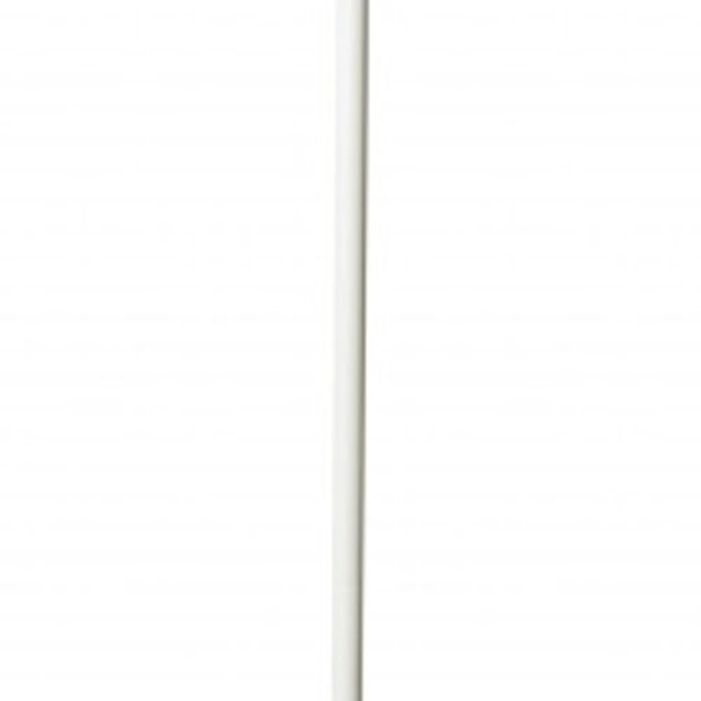 White LED Torchiere Floor Lamp With White By Homeroots - Image 5