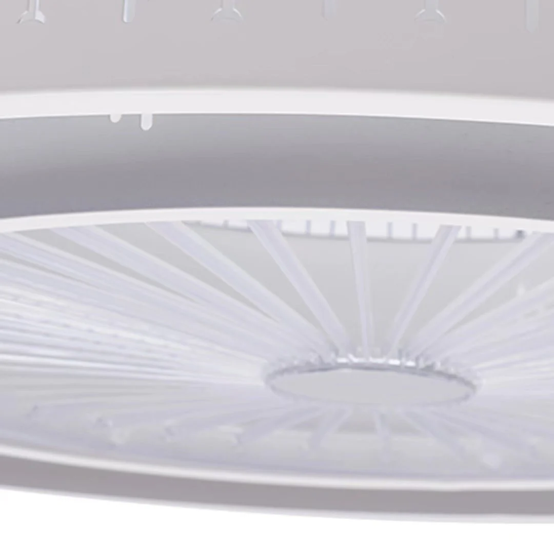 White Luxurious Ceiling Fan and Light By Homeroots - Image 8