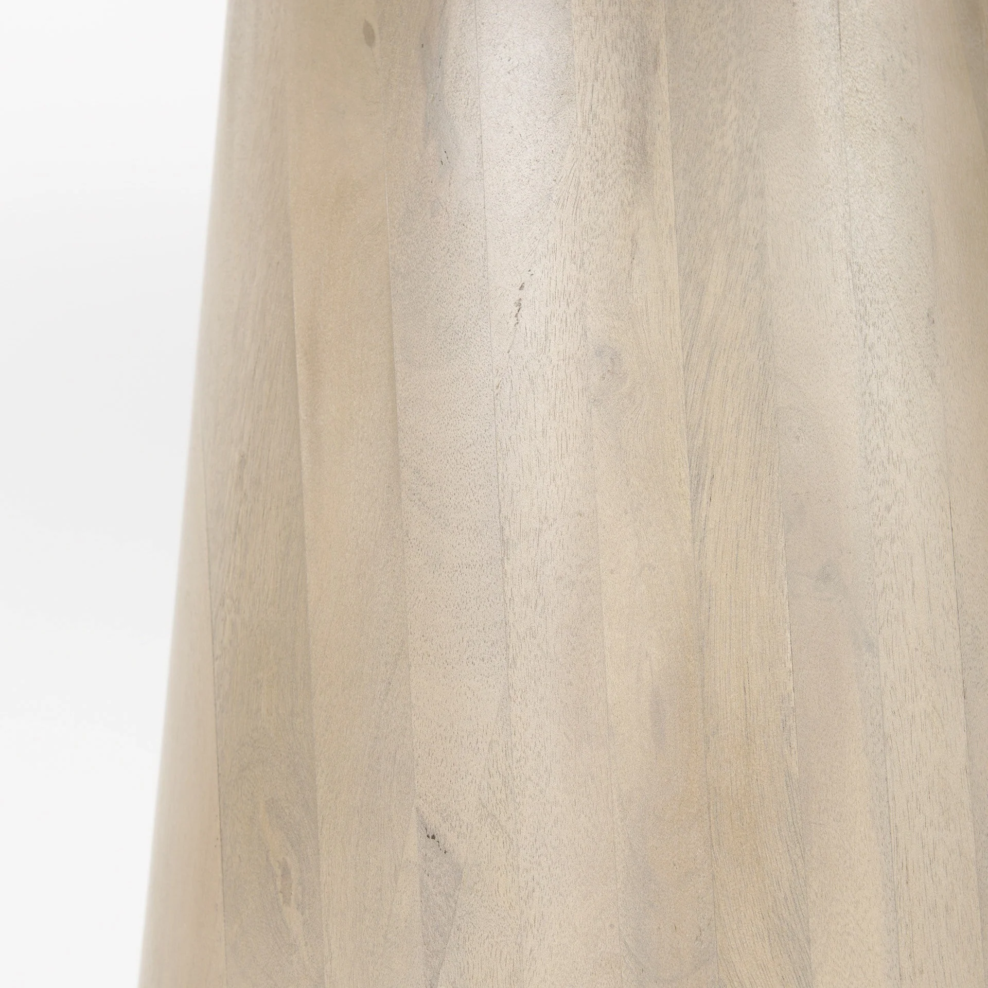 White Marble Mod Pedestal Dining Table By Homeroots - Image 8