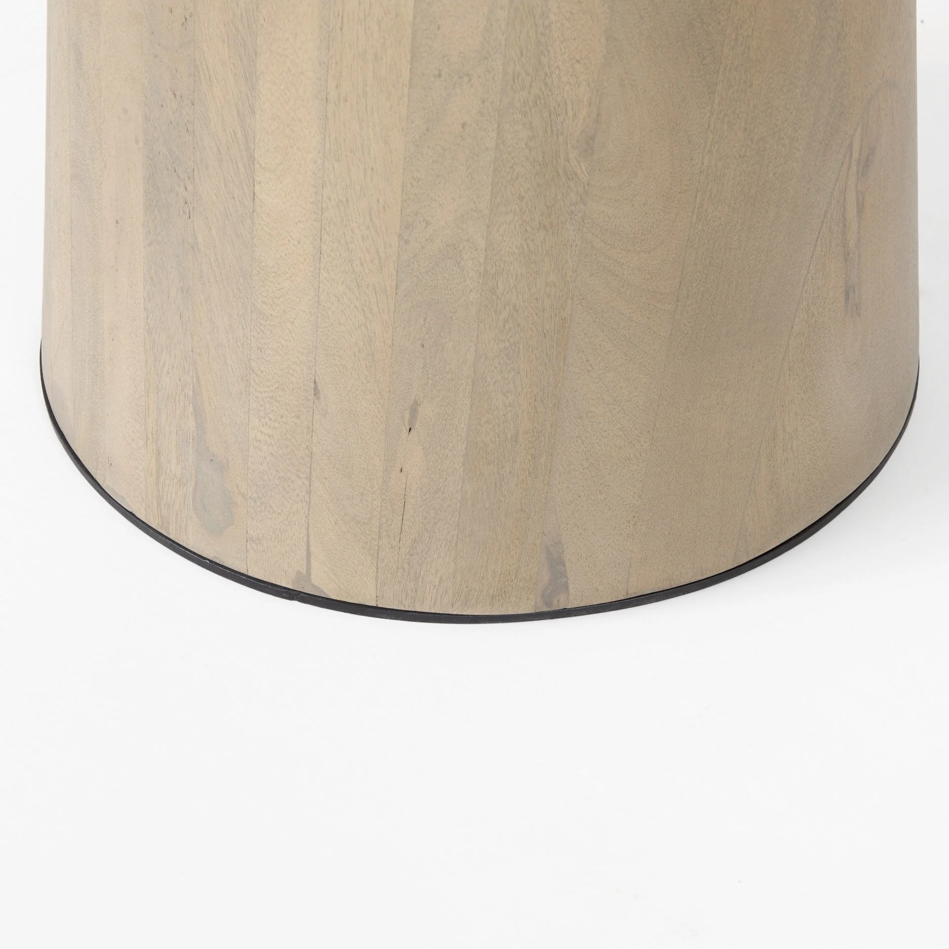 White Marble Mod Pedestal Dining Table By Homeroots - Image 9