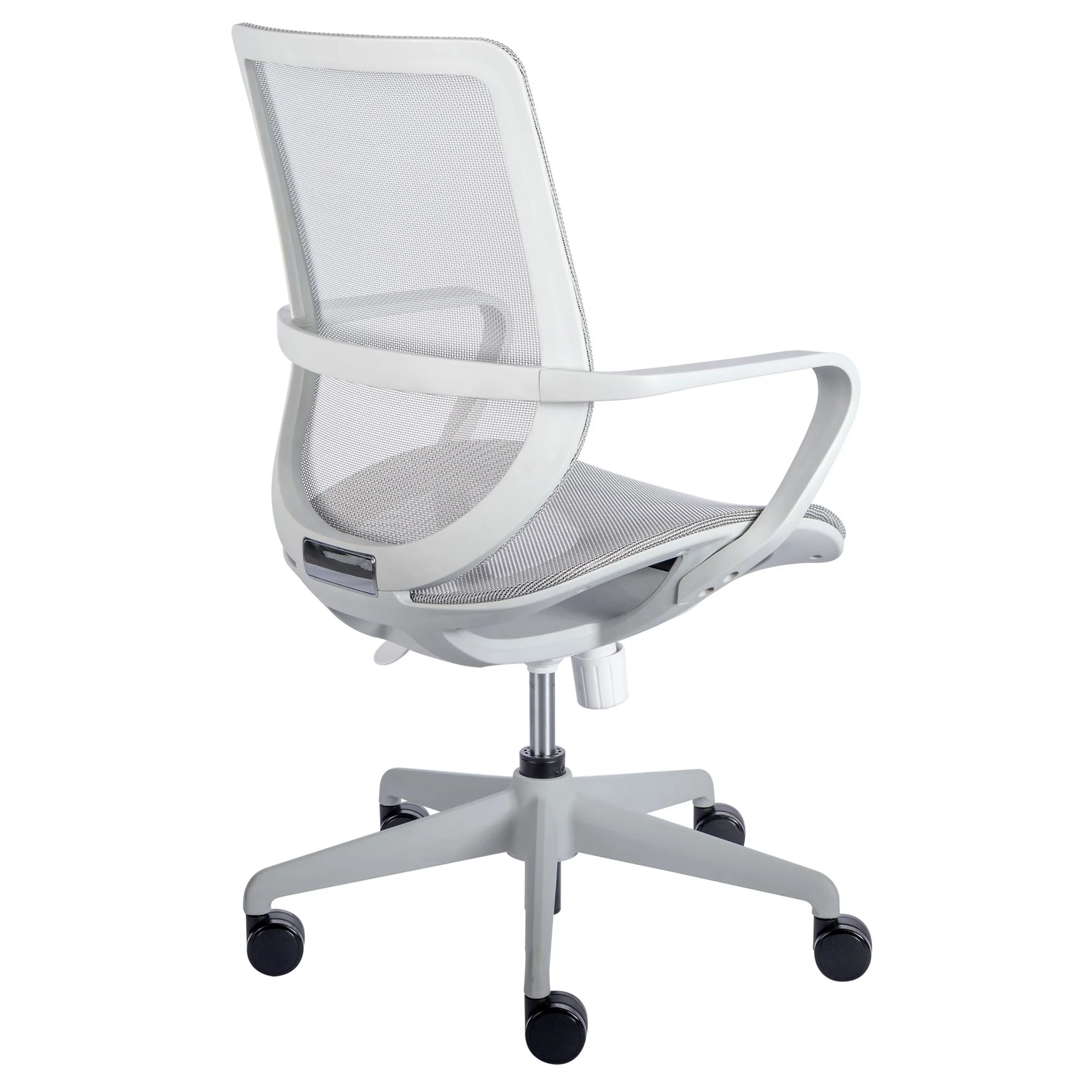 White Mesh Office Chair with Metal Frame By Homeroots - Image 5