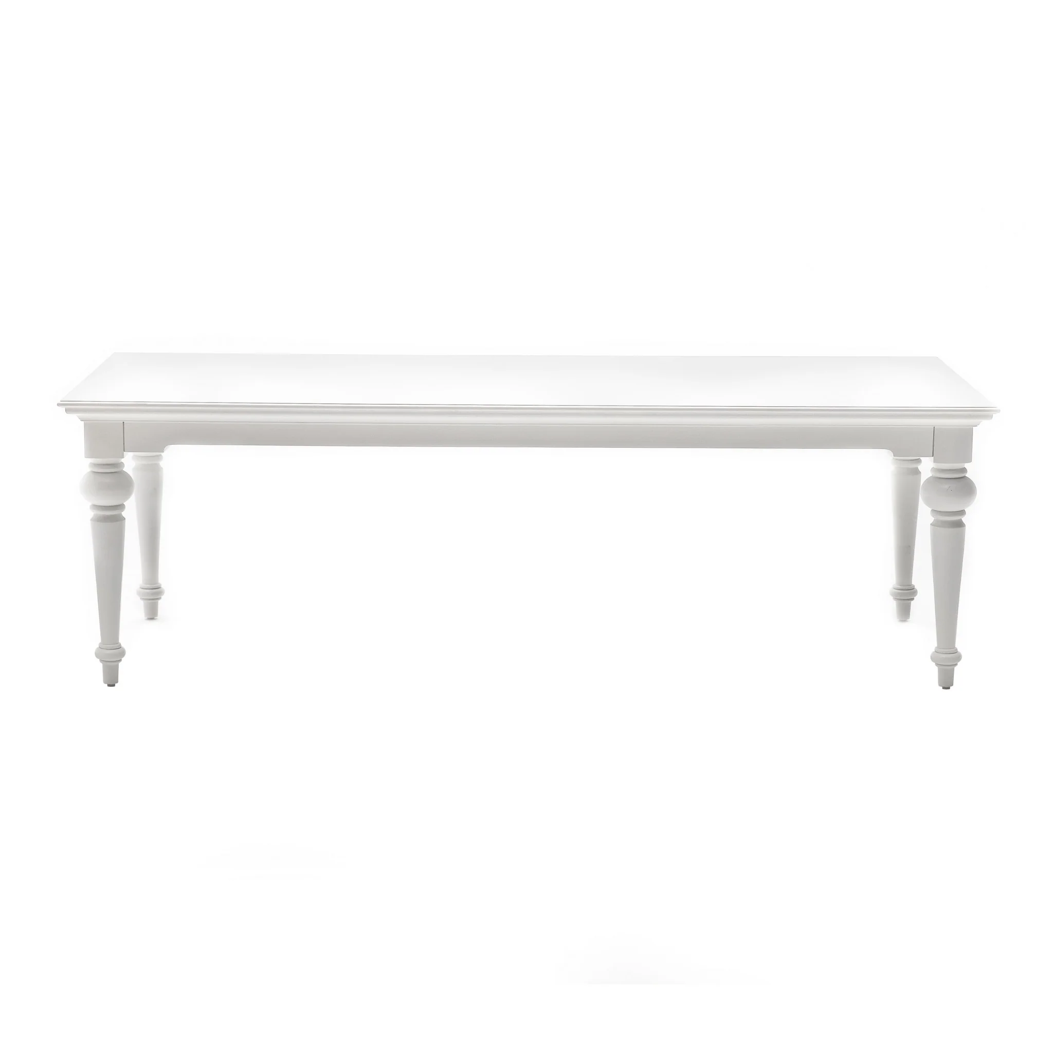 White Modern Farmhouse 94" Dining Table By Homeroots - Image 2