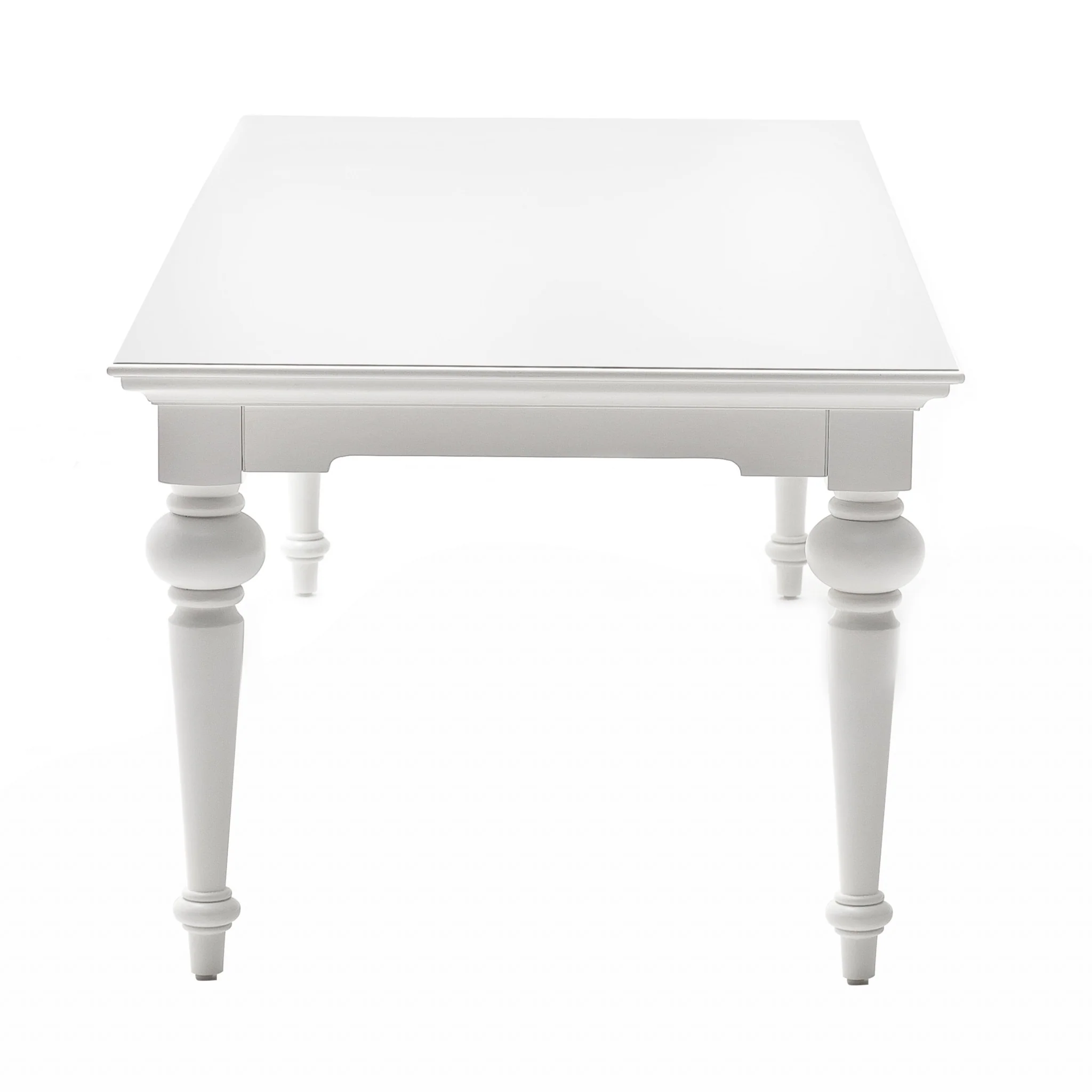 White Modern Farmhouse 94" Dining Table By Homeroots - Image 3