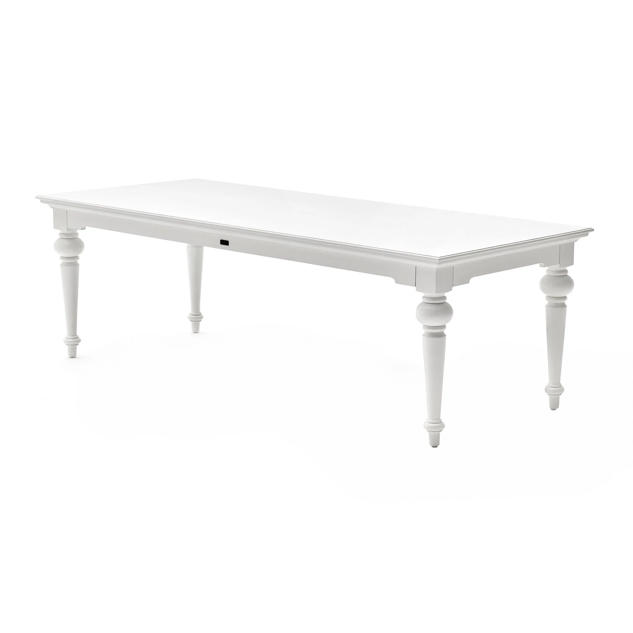 White Modern Farmhouse 94" Dining Table By Homeroots - Image 4