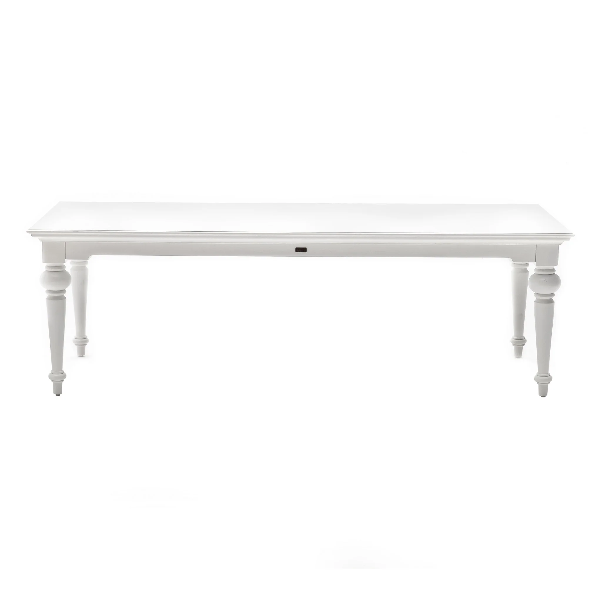 White Modern Farmhouse 94" Dining Table By Homeroots - Image 5
