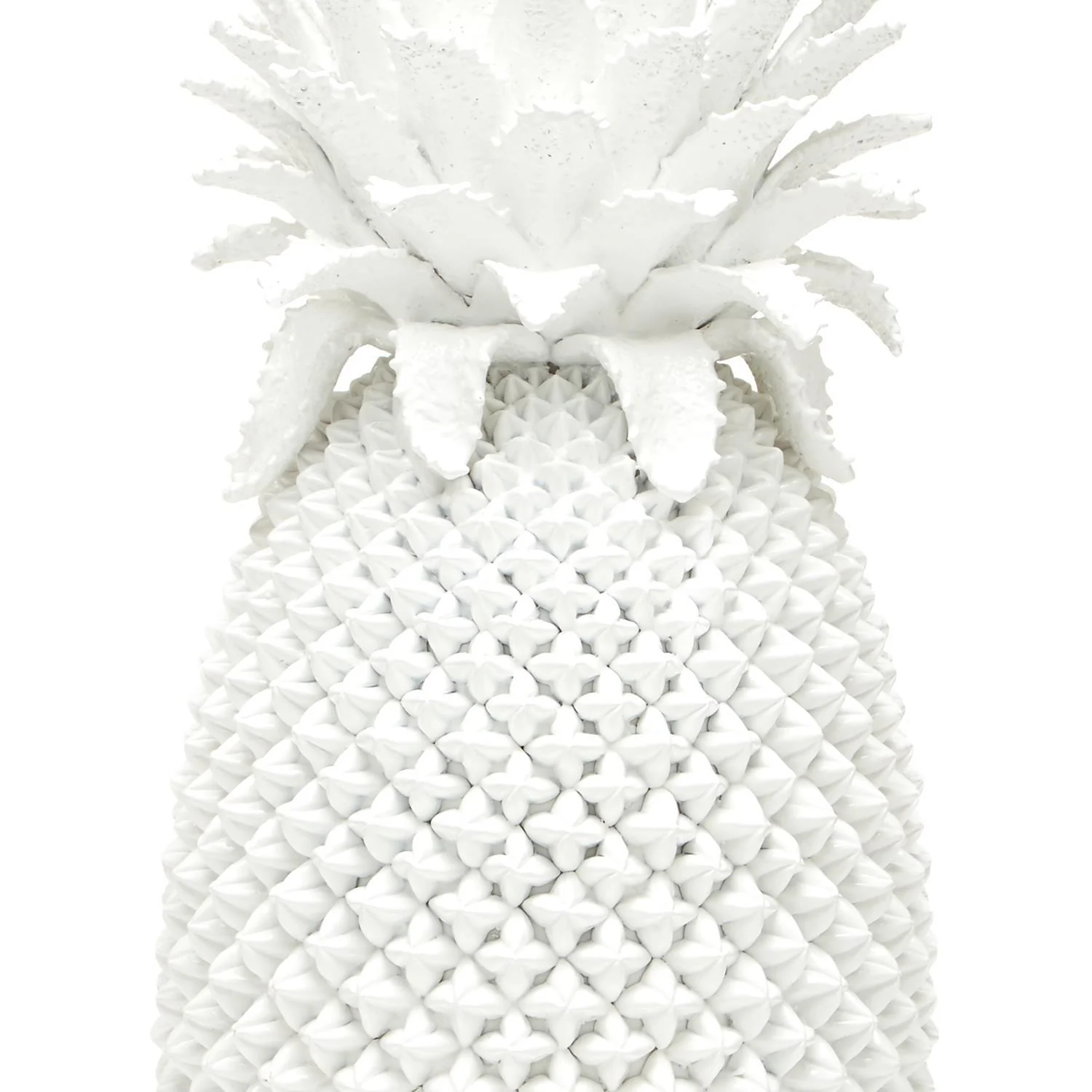 White Pineapple Decorative Vase Set Of 2 By Tozai Home - Image 3