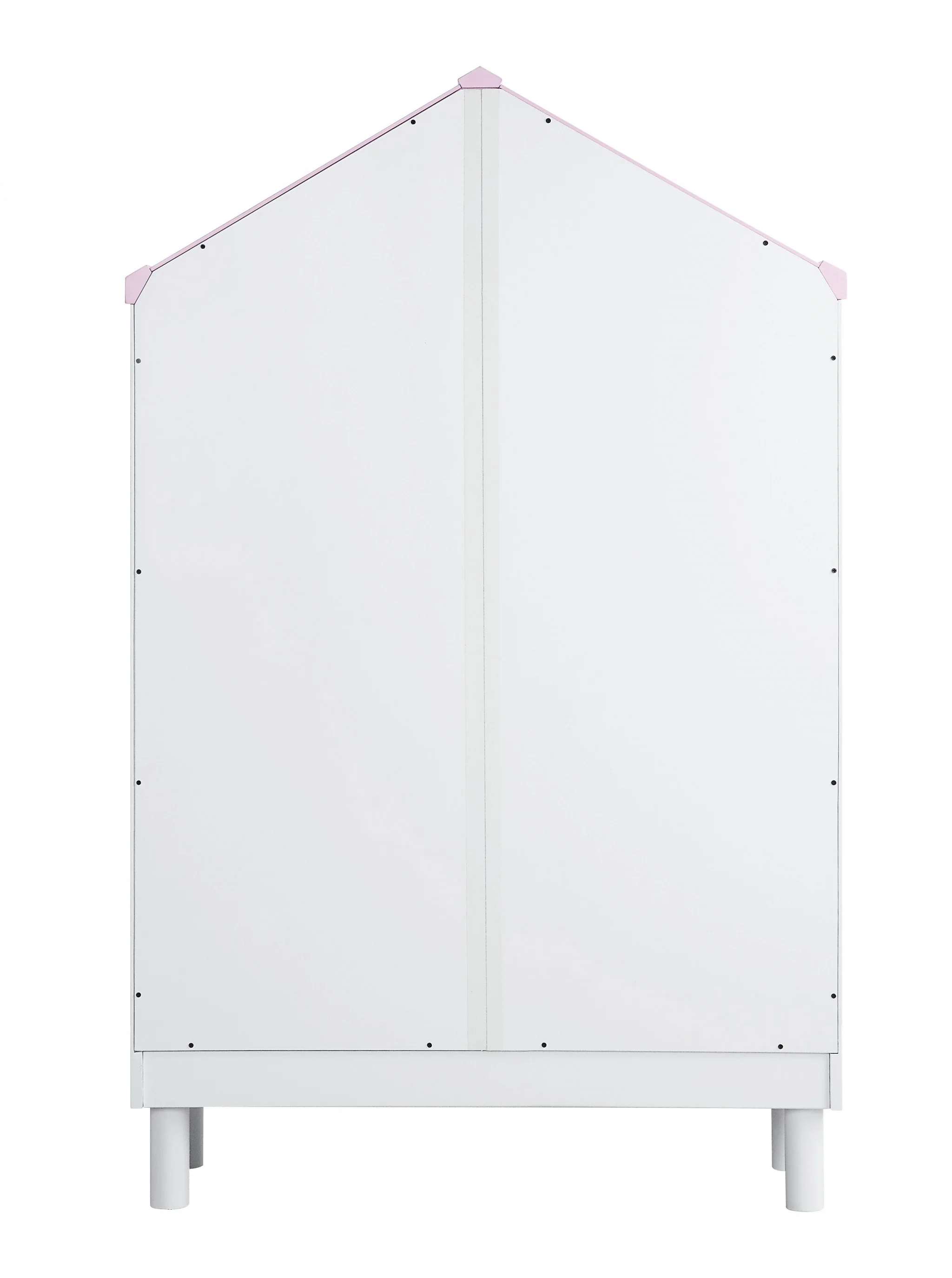 White Pink Wood Bookcase By Homeroots - 347506 - Image 3