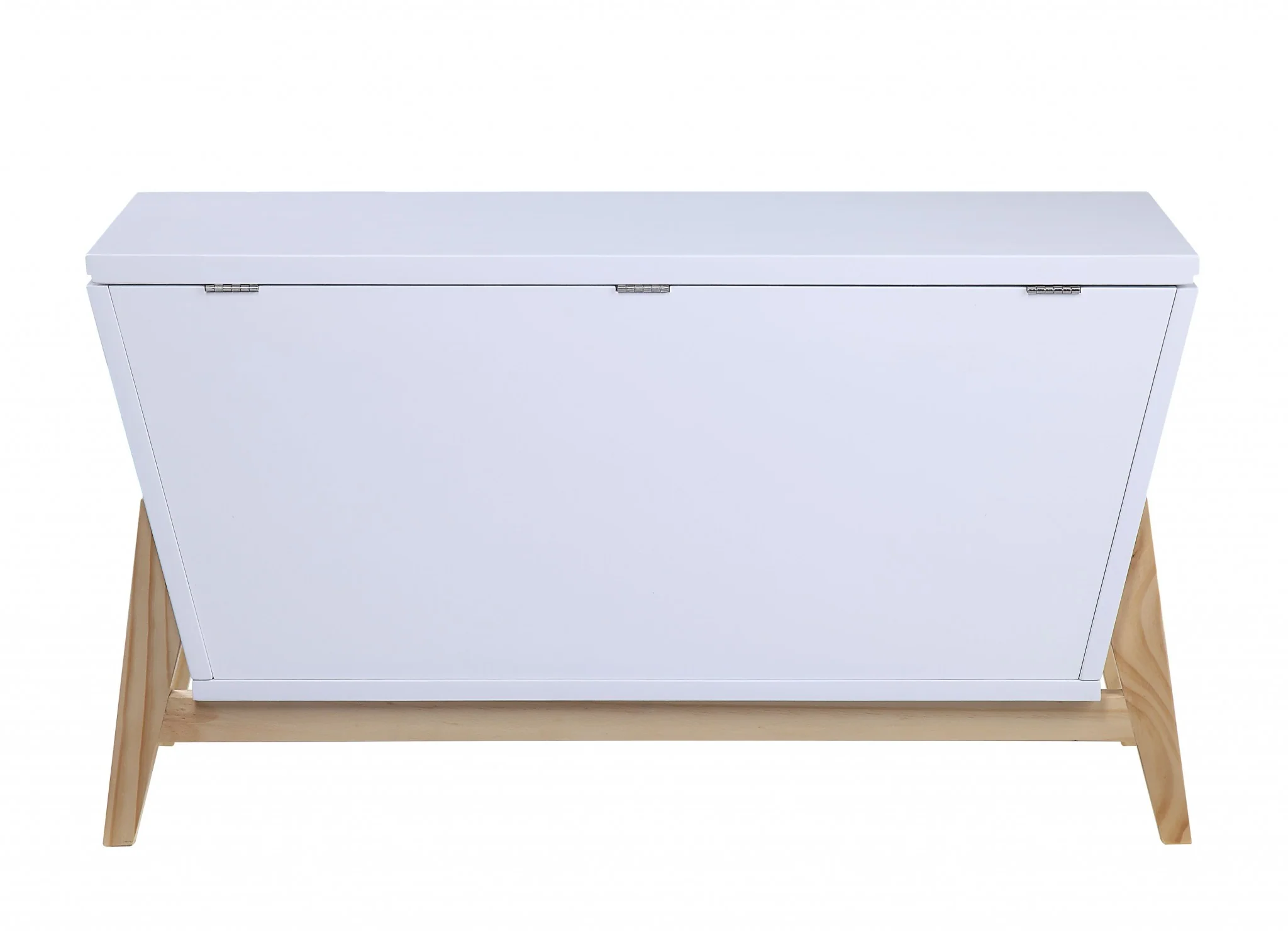 White Pink Wood Youth Chest By Homeroots - Image 3