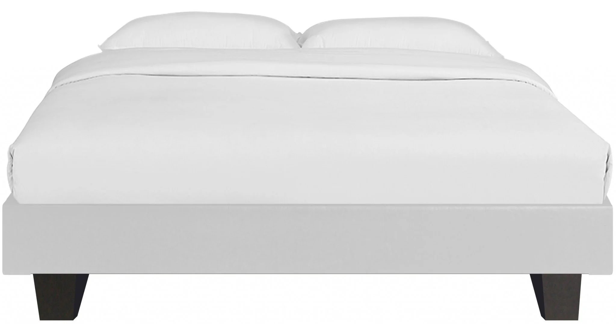 White Platform King Bed With Two Nightstands By Homeroots - 397012 - Image 5