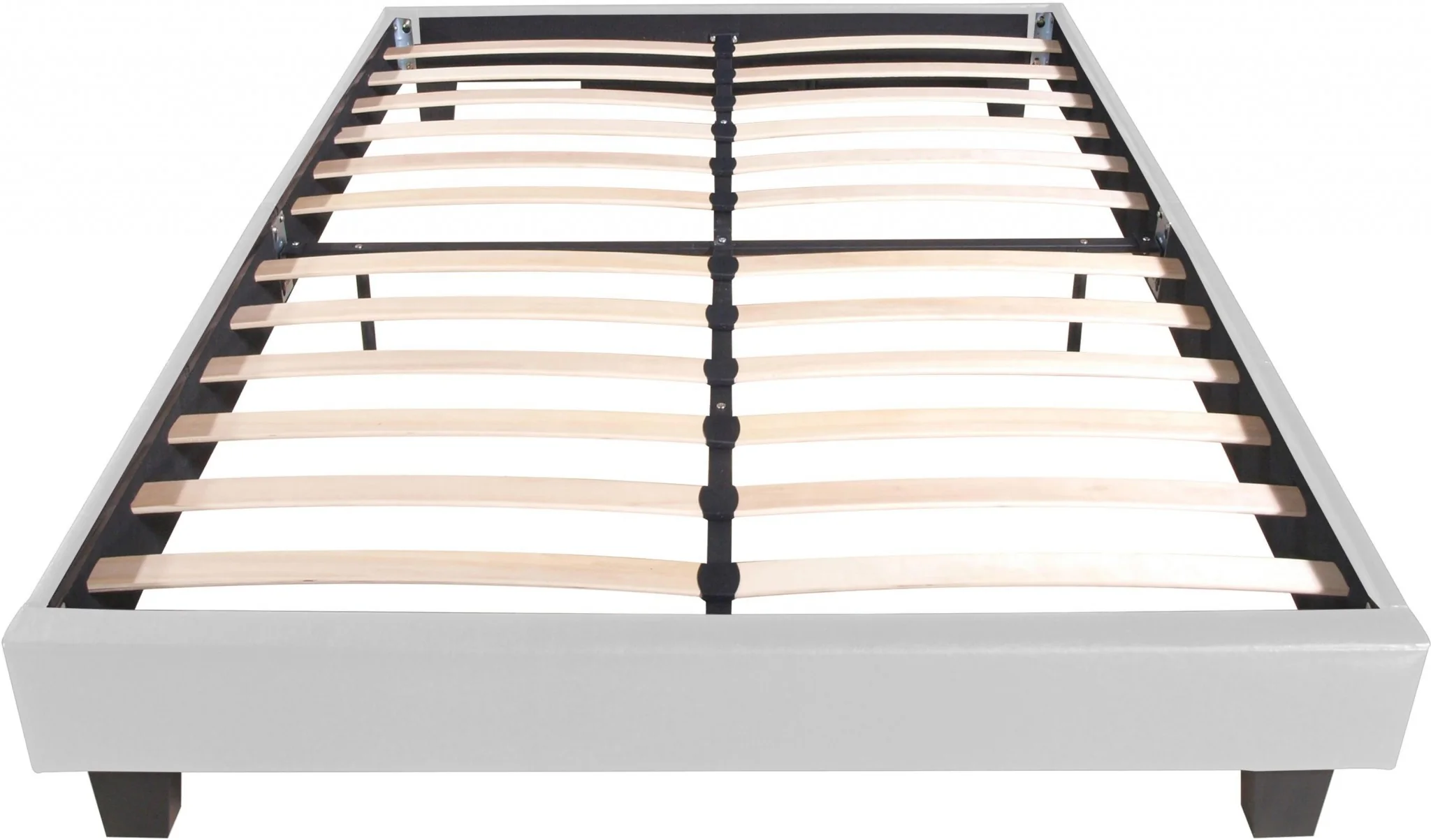 White Platform Queen Bed By Homeroots - 397007 - Image 4