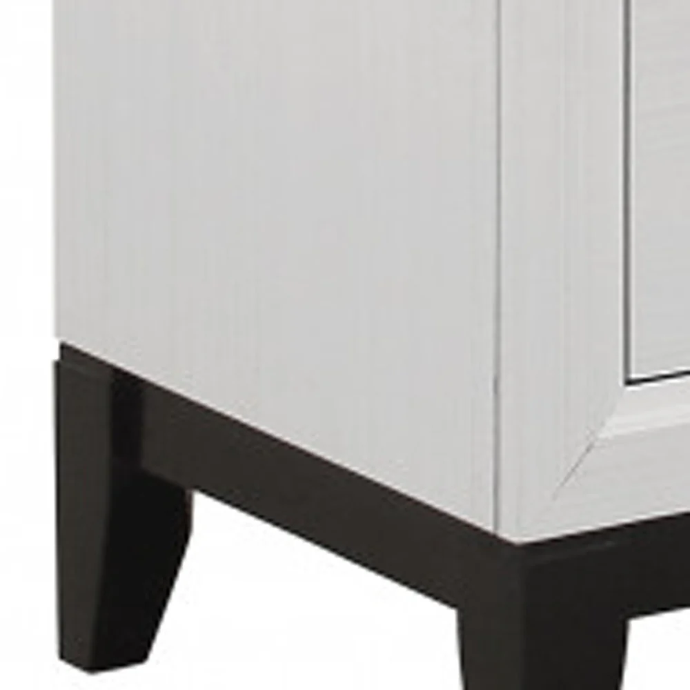 White Solid Wood Six Drawer Double Dresser By Homeroots - Image 6