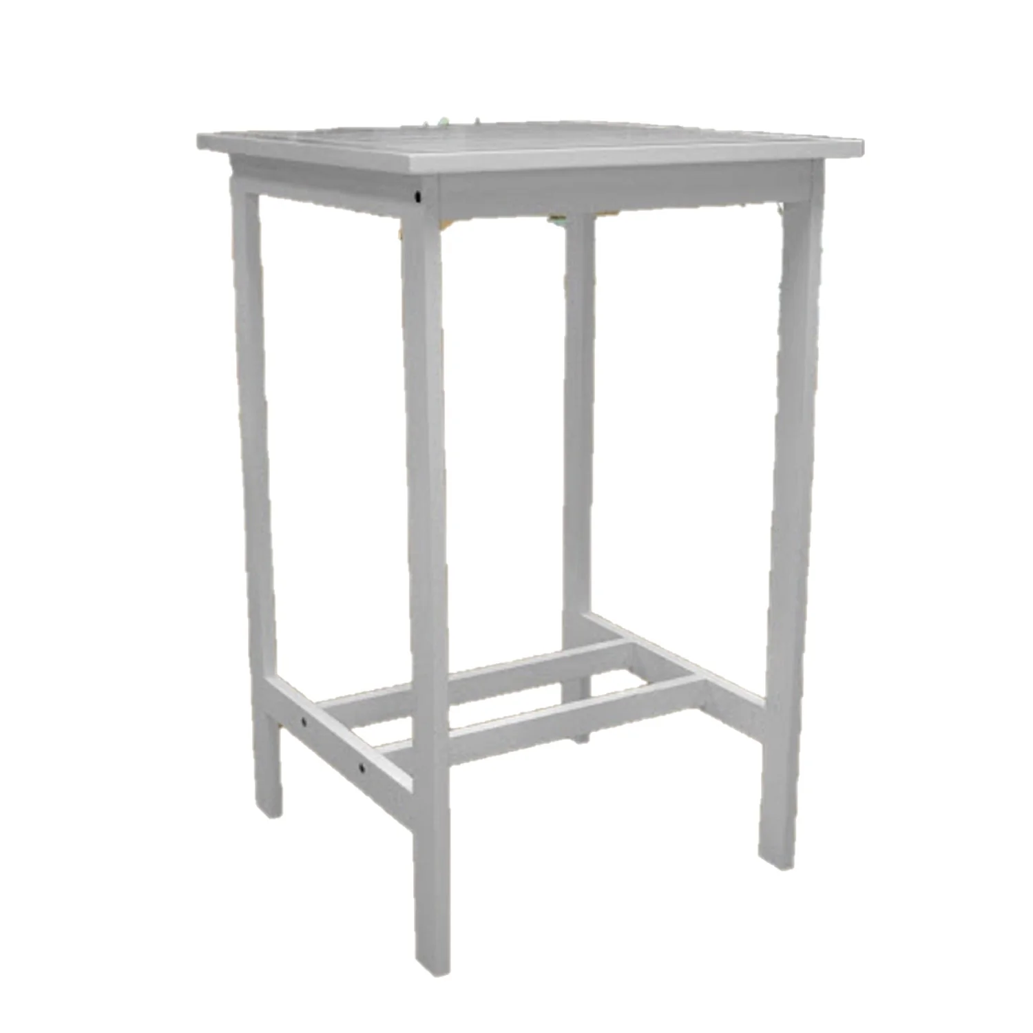 White Square Bar Table By Homeroots - Image 4