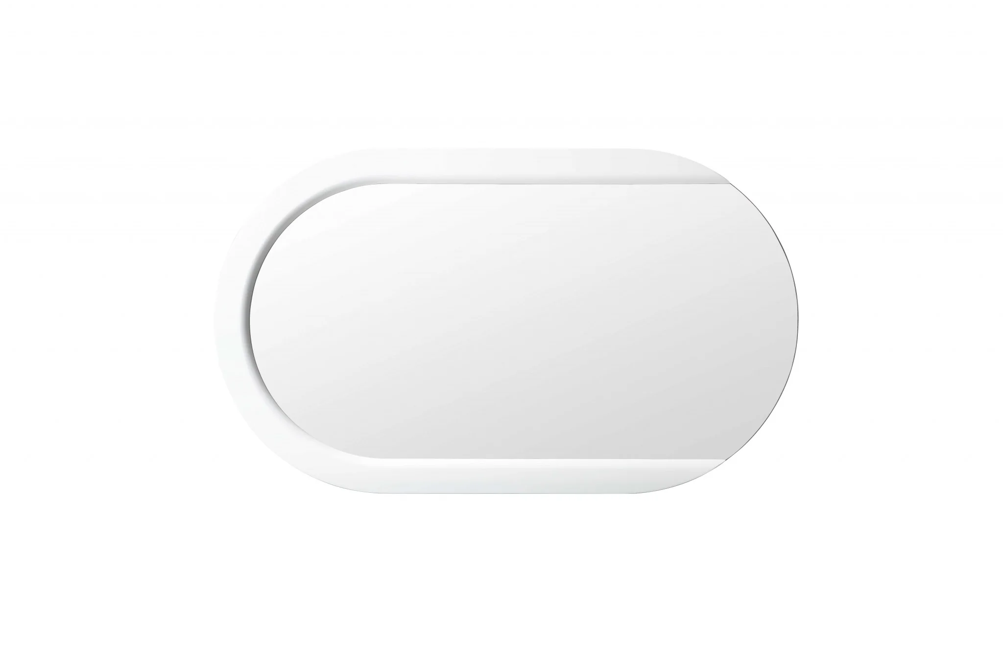 White Stainless Steel Mirror By Homeroots - Image 3