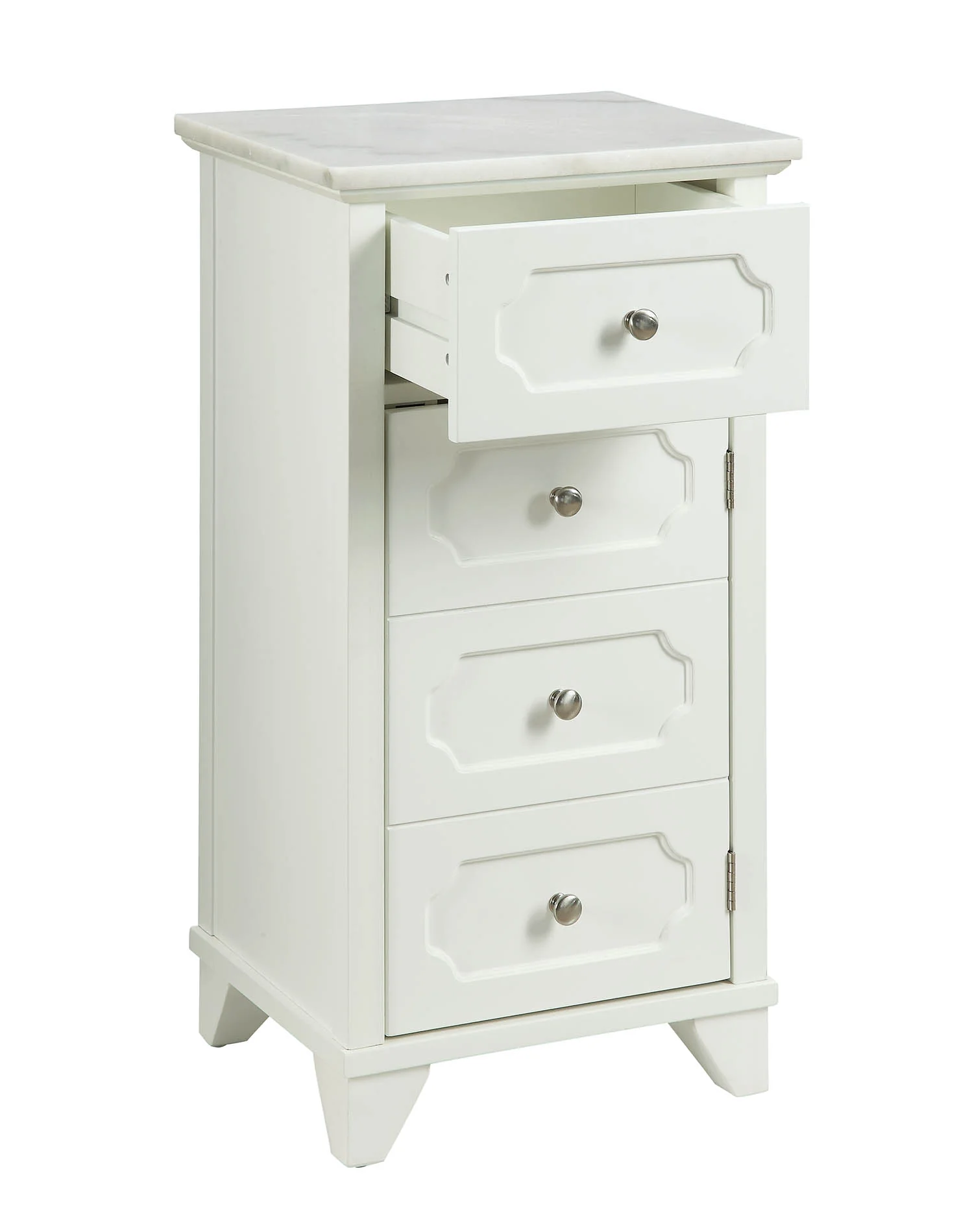 White Stunning Cabinet By Homeroots - Image 4