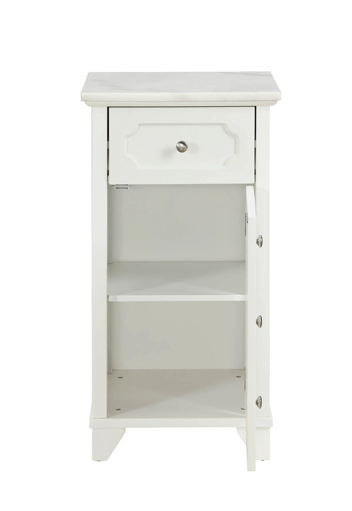 White Stunning Cabinet By Homeroots - Image 5