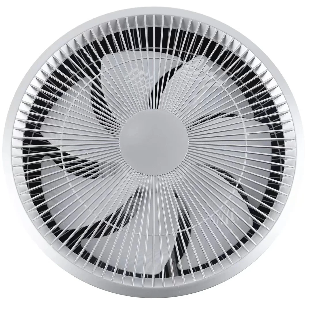 White Stylish LED Ceiling Lamp And Fan By Homeroots - Image 7