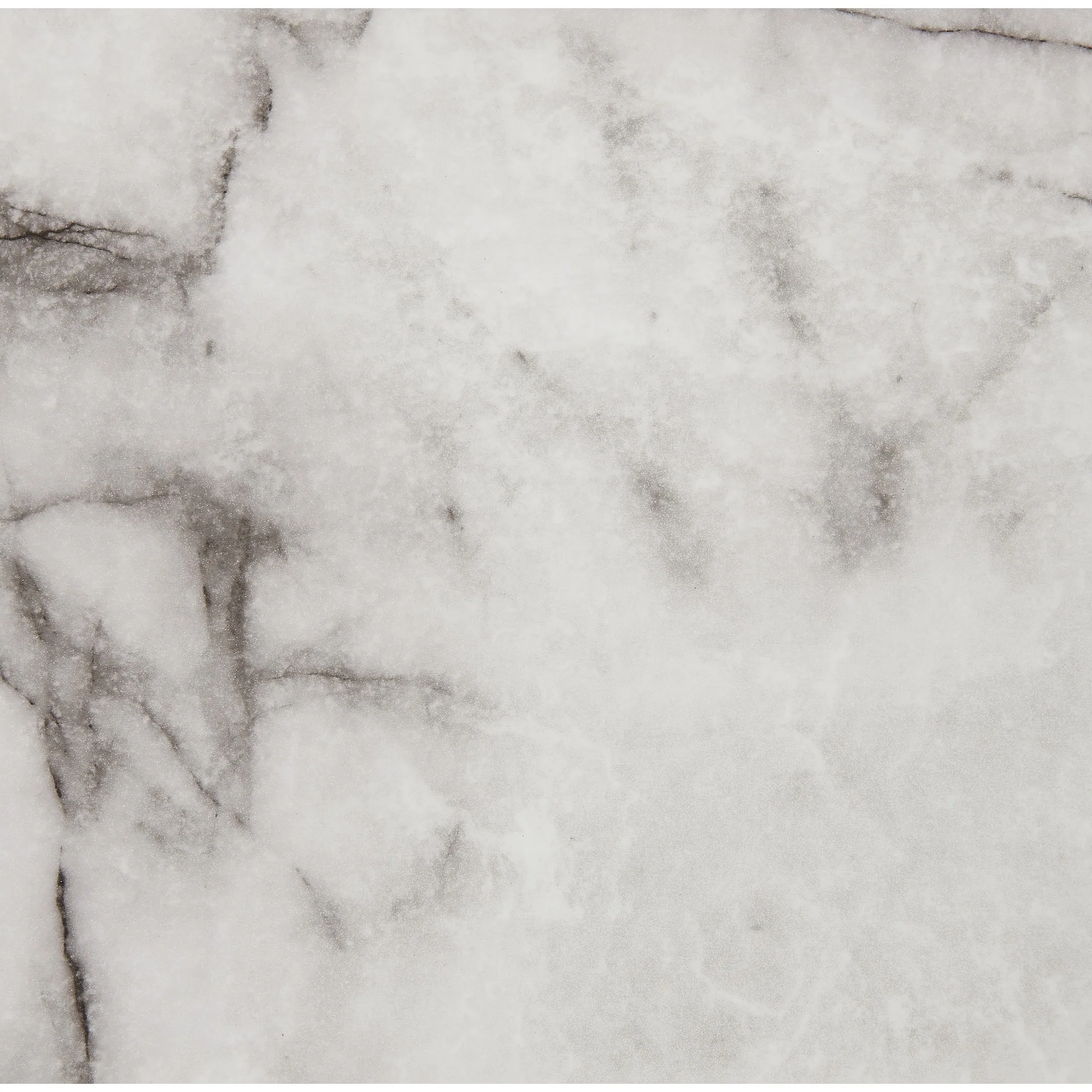 White Tone Oval Style Marble Top And Base Dining Table By Homeroots - Image 2